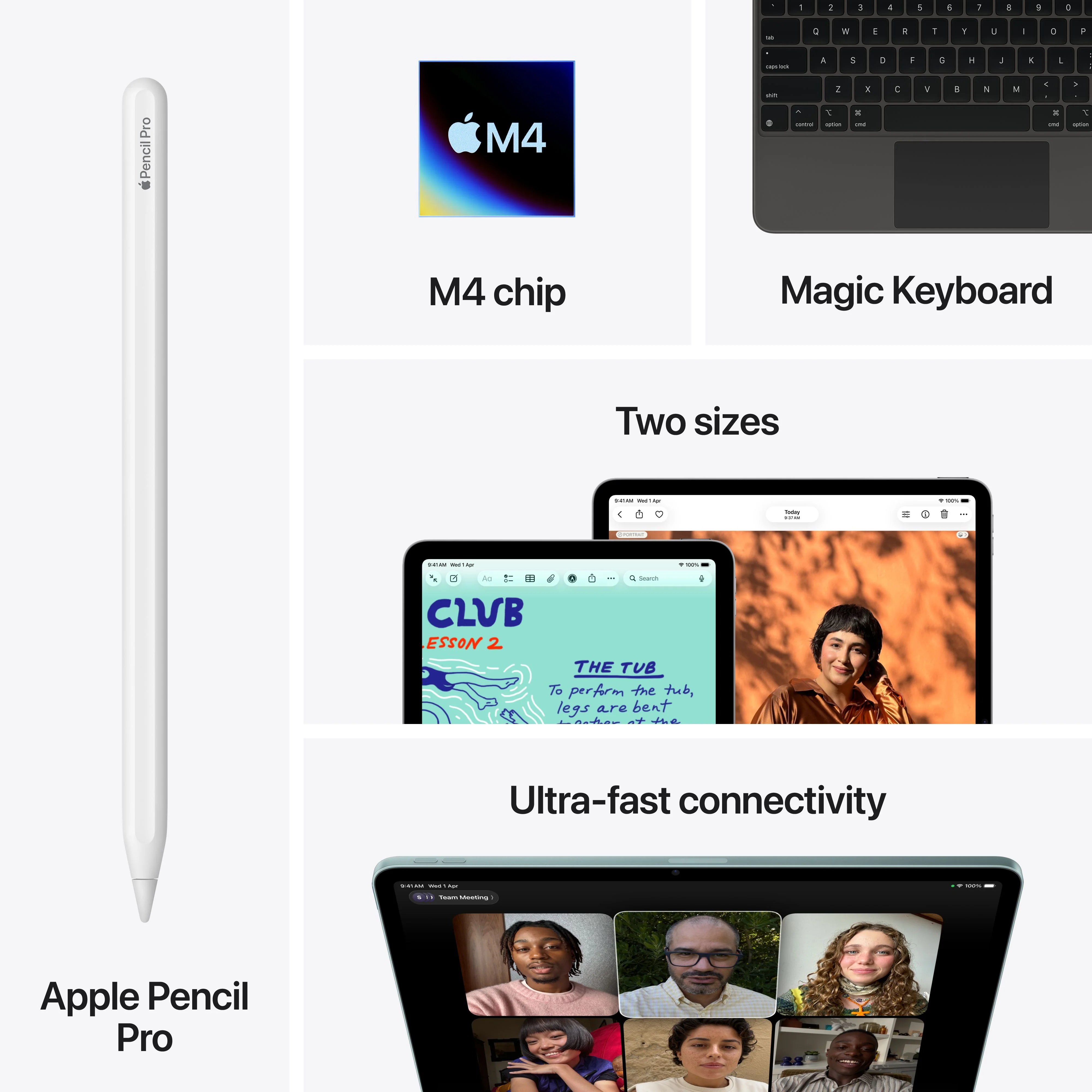 13-inch iPad Air Wi-Fi 512GB - Blue (M4) - Image 9