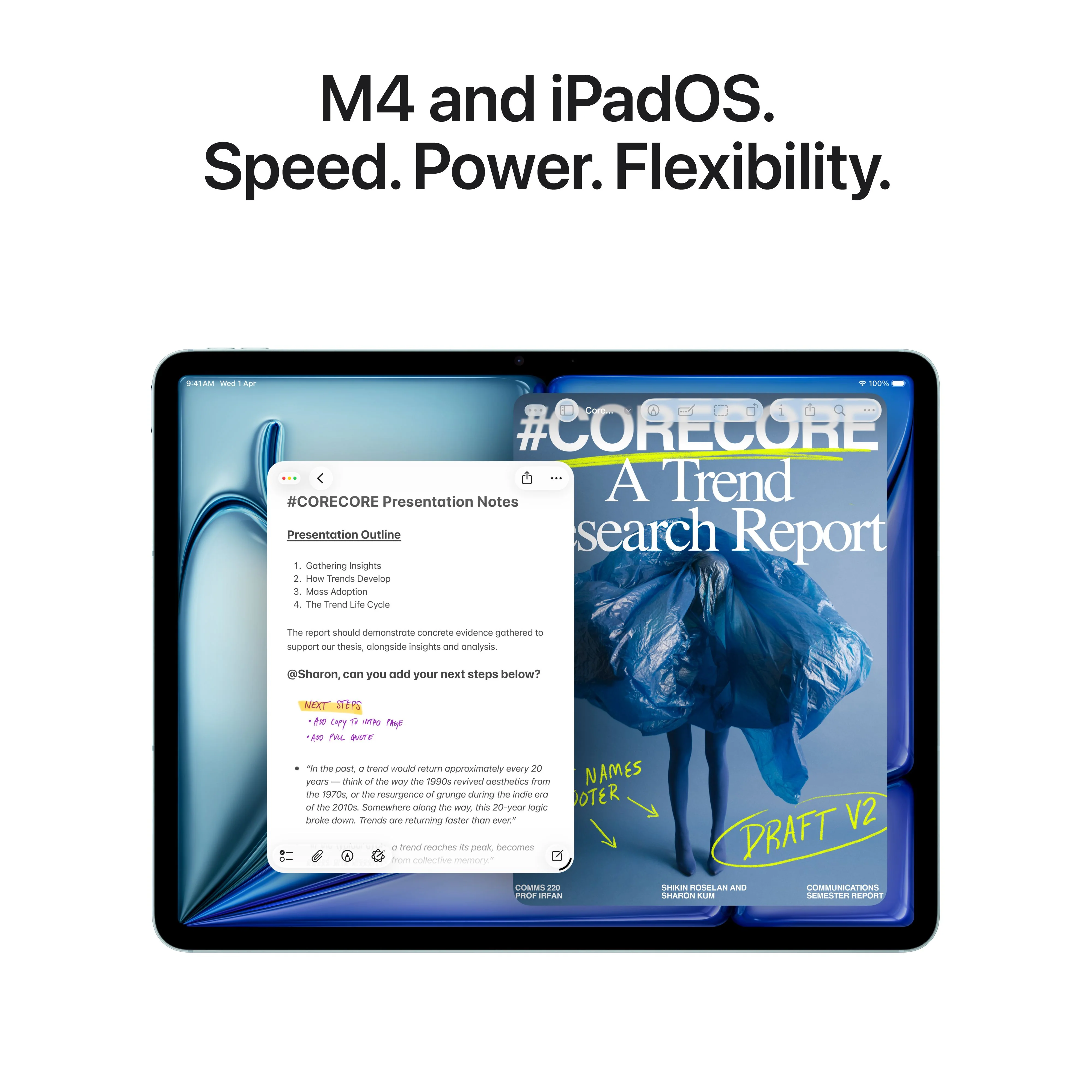 13-inch iPad Air Wi-Fi + Cellular 256GB - Purple (M4) - Image 4