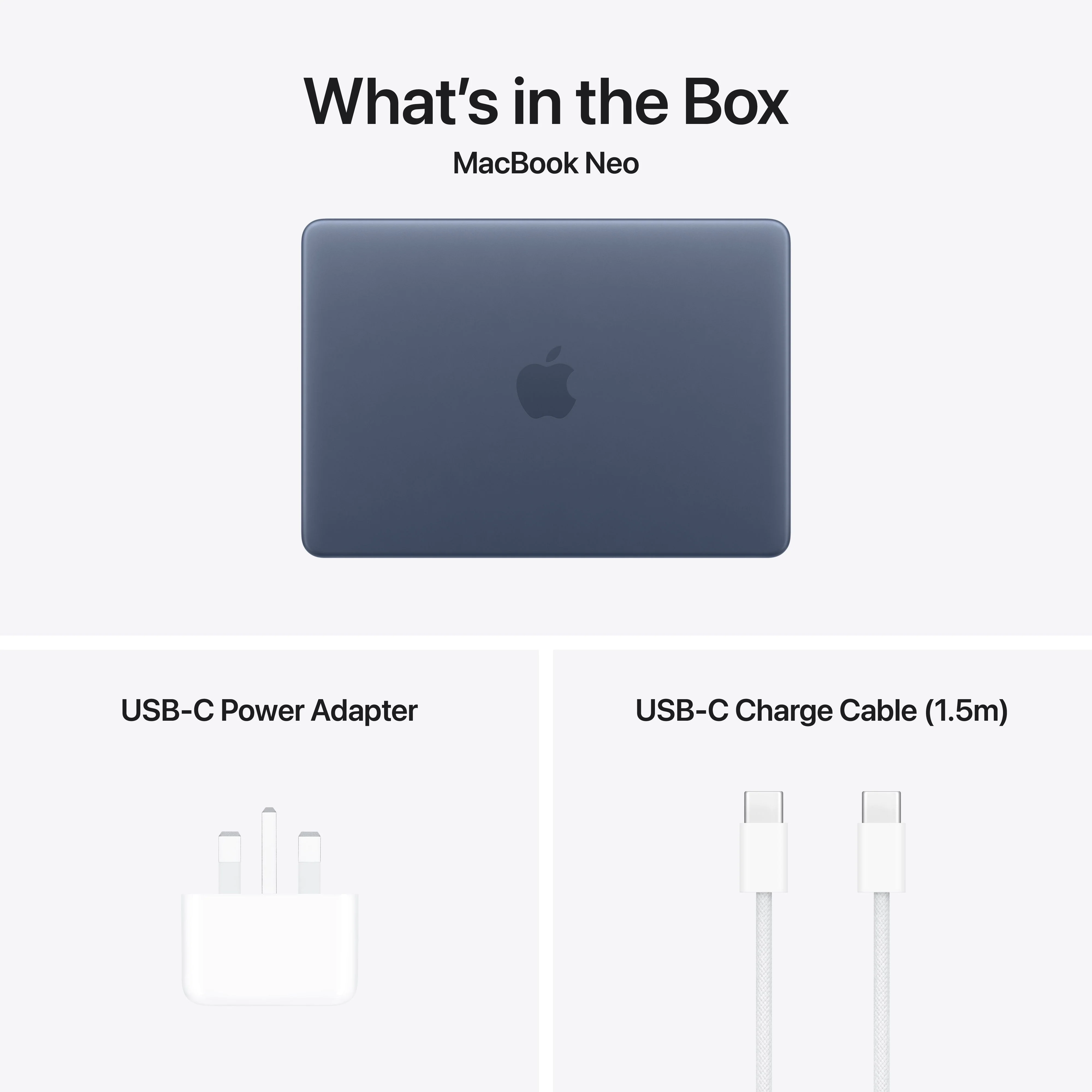 13-inch MacBook Neo: Apple A18 Pro chip with 6‑core CPU and 5‑core GPU, Magic Keyboard with Touch ID, 512GB SSD - Indigo - Image 10