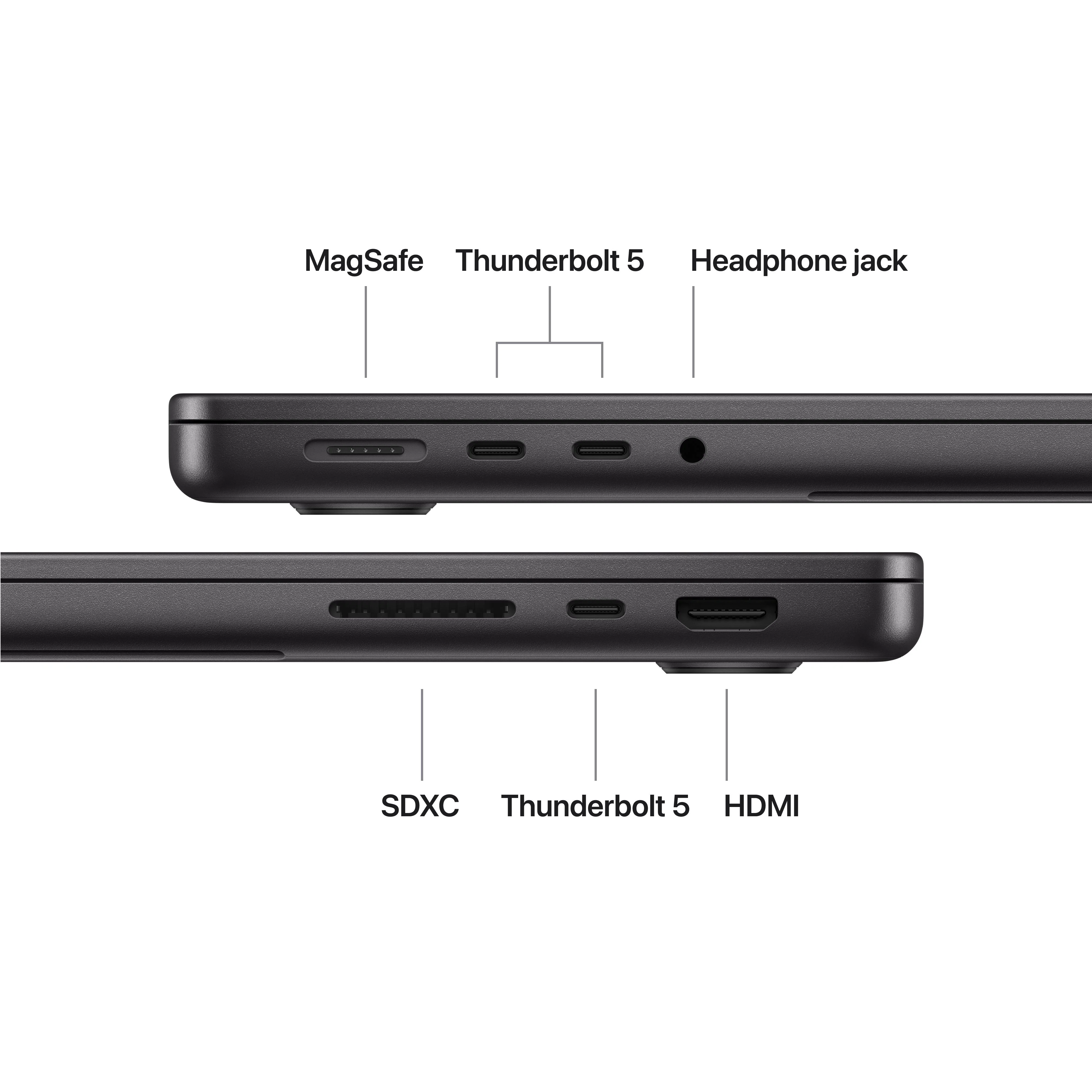 14-inch MacBook Pro: Apple M5 Max chip with 18-core CPU and 32-core GPU, 2TB SSD - Space Black - Image 7