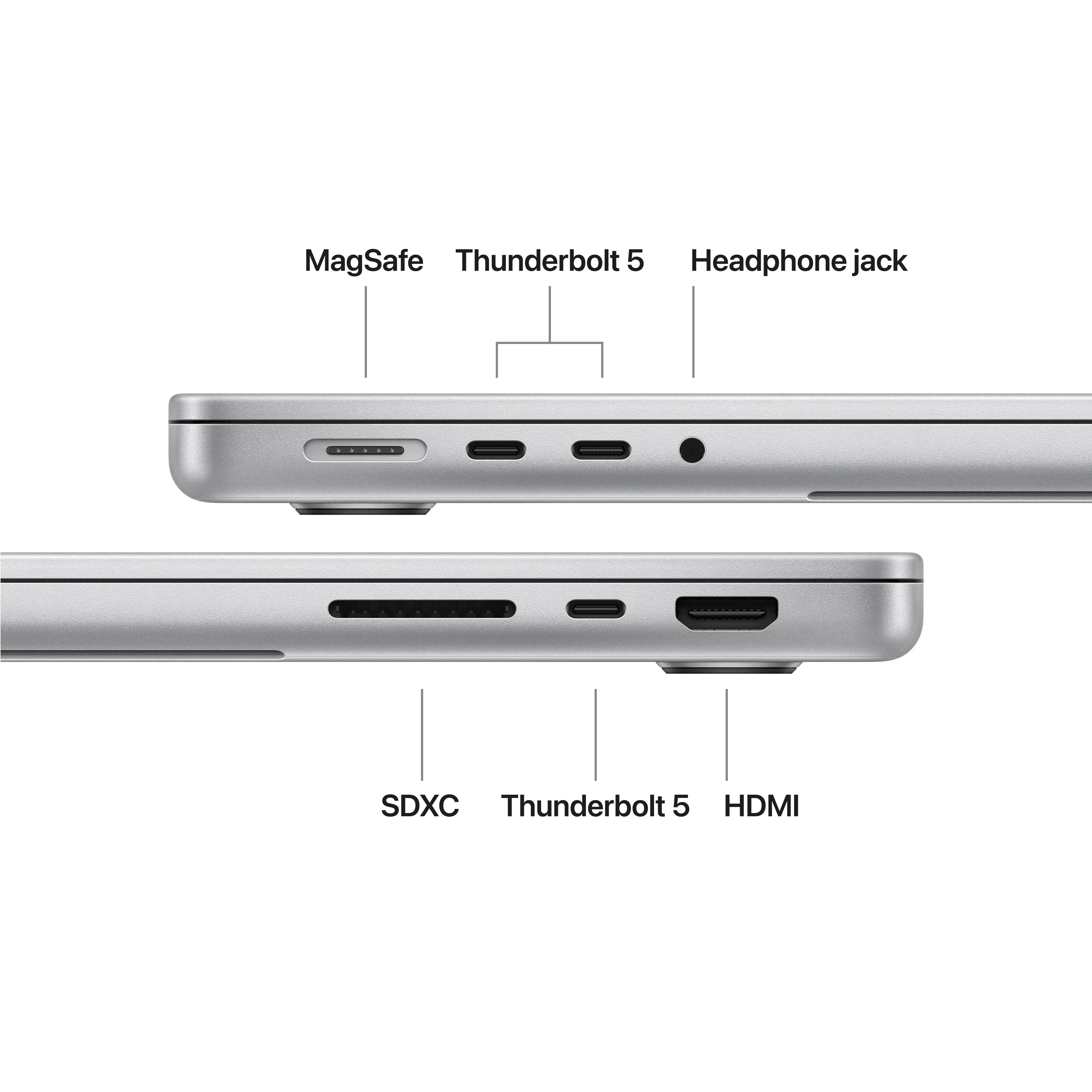 14-inch MacBook Pro: Apple M5 Pro chip with 15-core CPU and 16-core GPU, 1TB SSD - Silver - Image 7