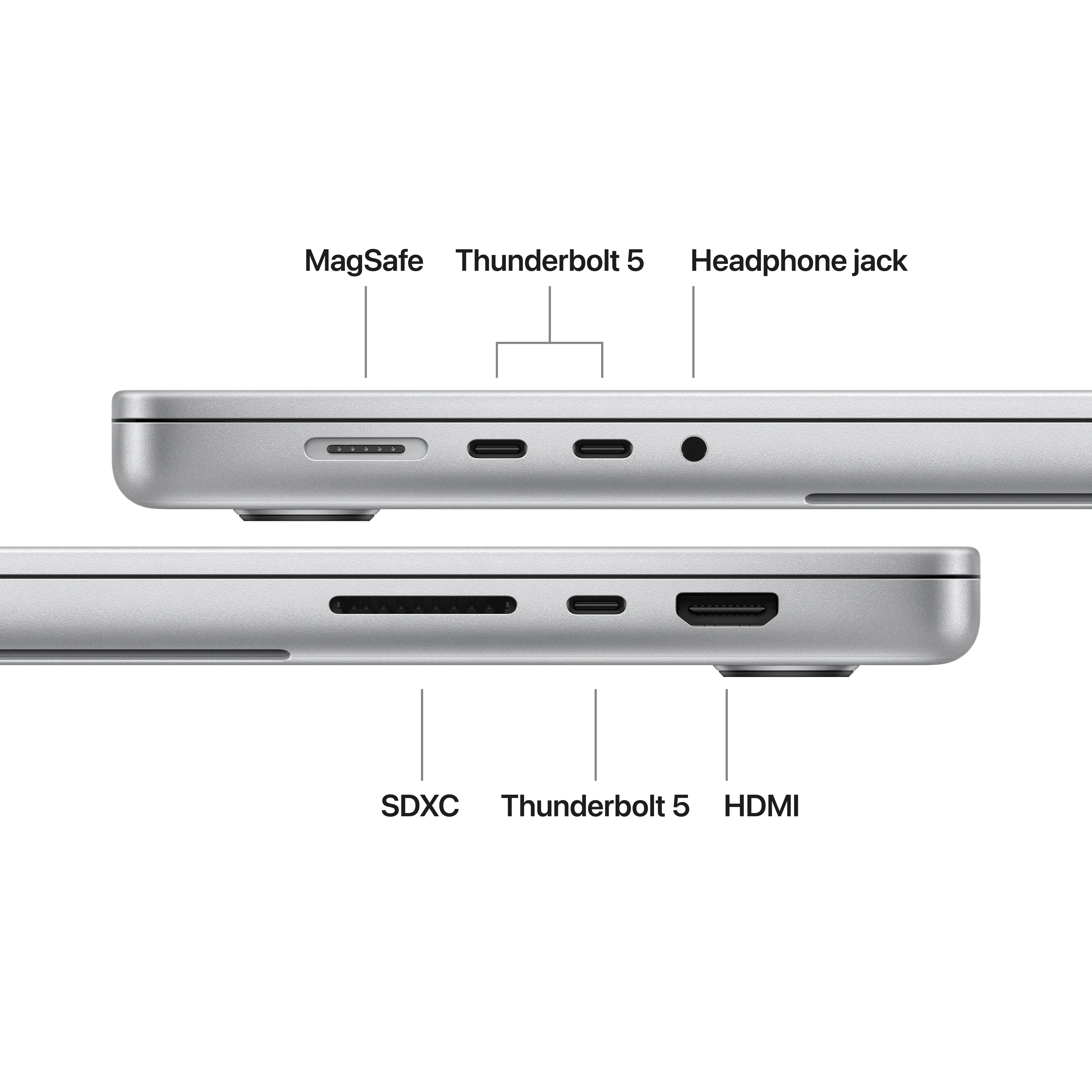 16-inch MacBook Pro: Apple M5 Max chip with 18-core CPU and 32-core GPU, 2TB SSD - Silver - Image 7