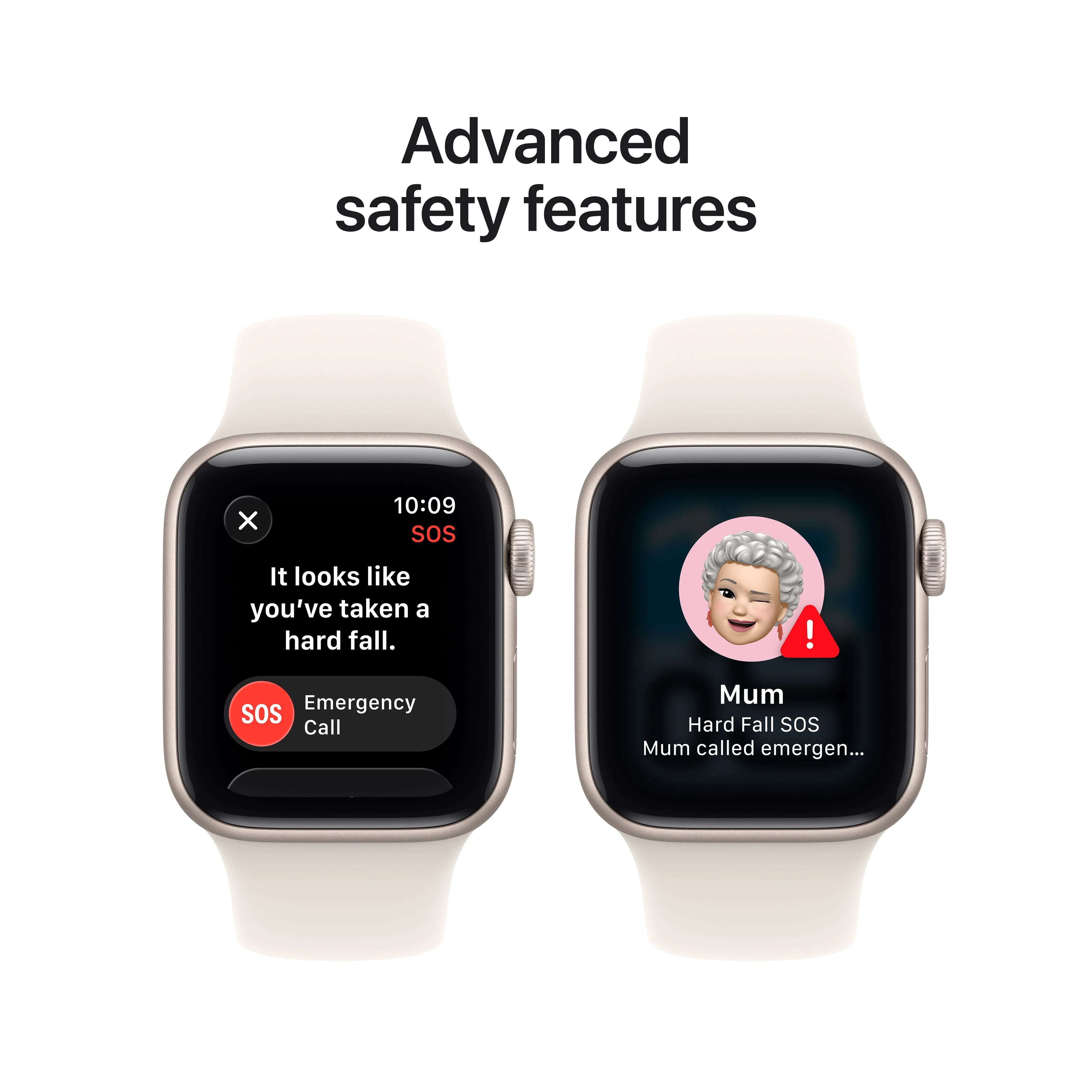 Apple Watch SE 3 GPS + Cellular 40mm Starlight Aluminium Case with Starlight Sport Band - M/L - Image 7