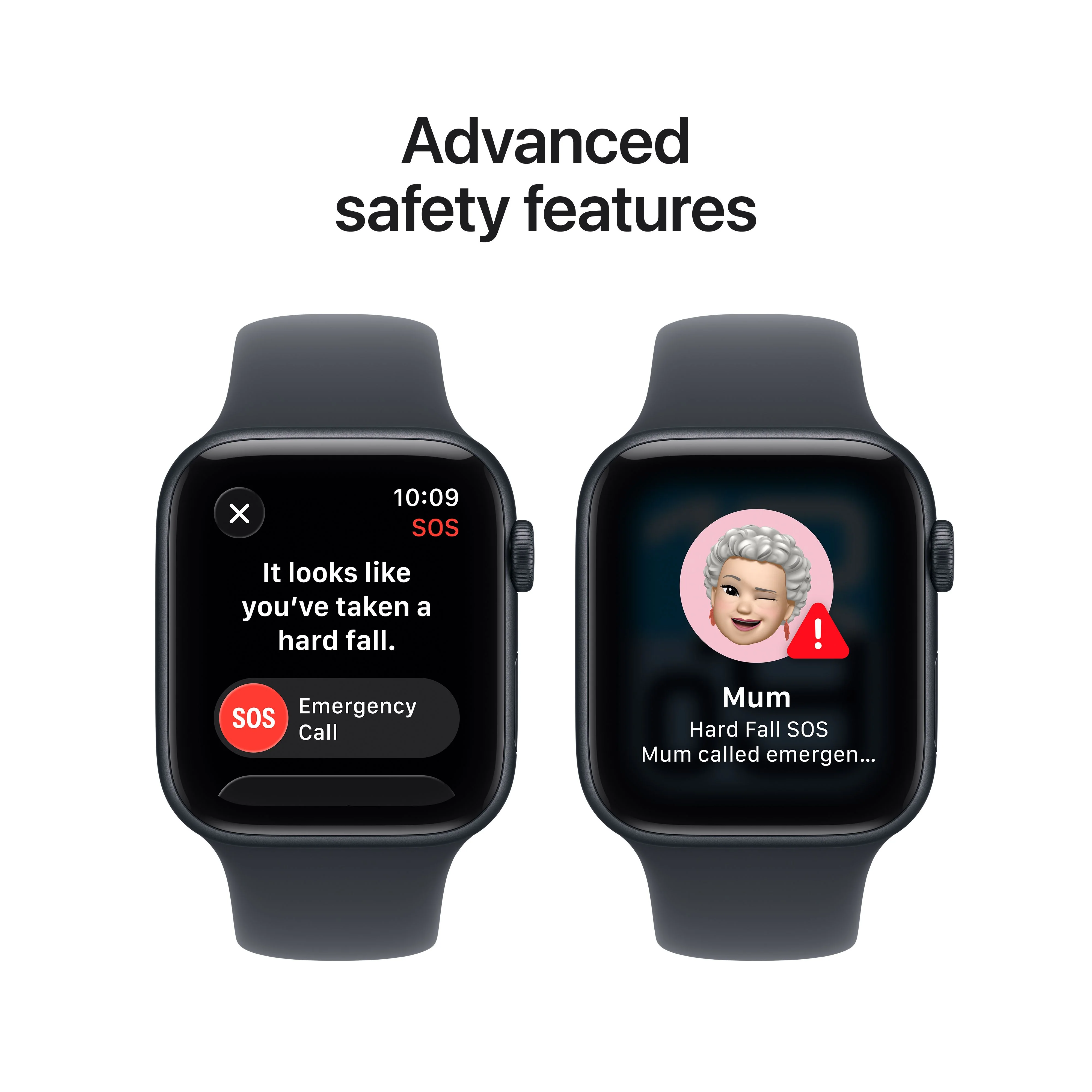 Apple Watch SE 3 GPS + Cellular 44mm Midnight Aluminium Case with Midnight Sport Band - S/M - Image 7