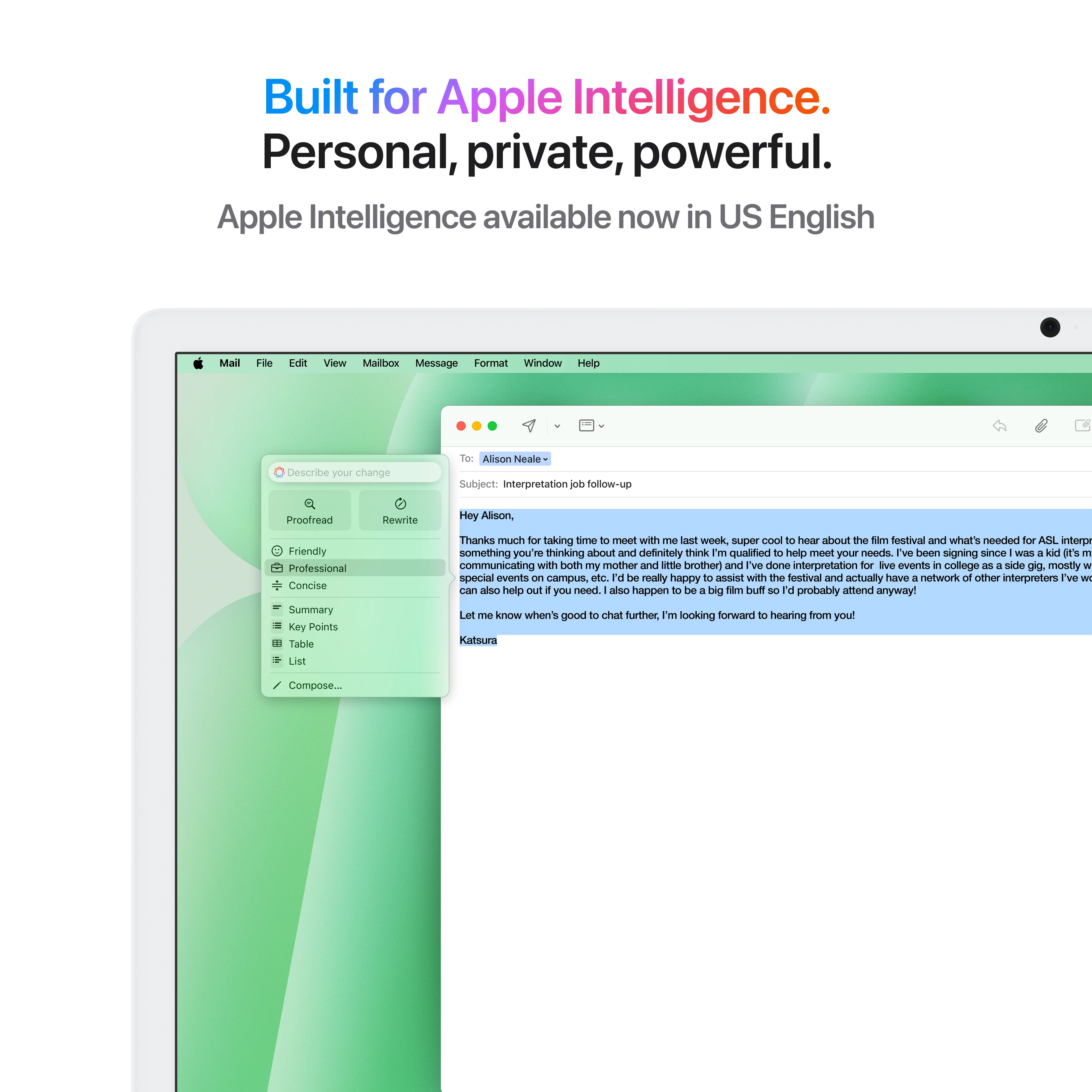 24-inch iMac with Retina 4.5K display: Apple M4 chip with 10-core CPU and 10-core GPU, 512GB SSD - Green - Image 5