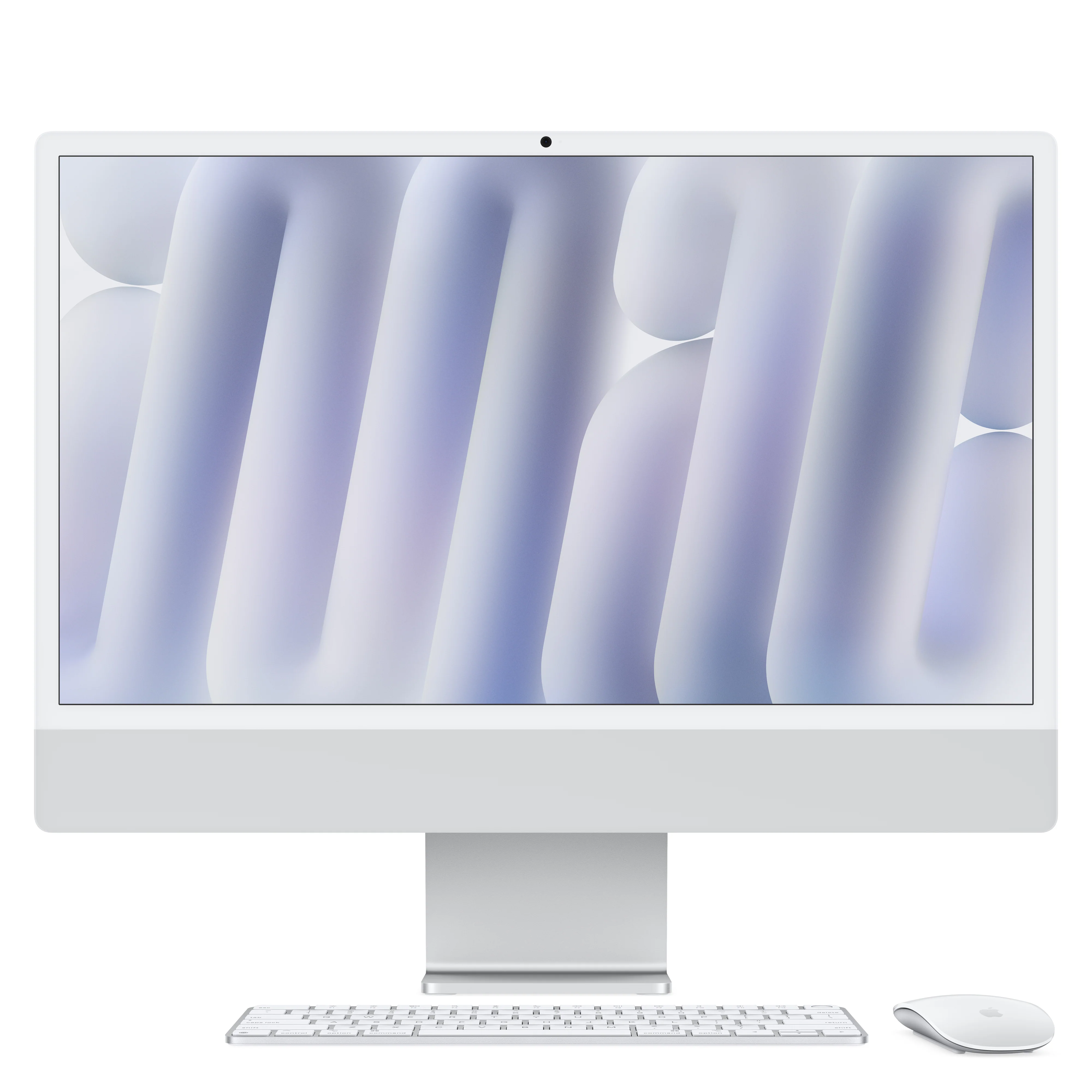 24-inch iMac with Retina 4.5K display: Apple M4 chip with 10-core CPU and 10-core GPU, 512GB SSD - Silver