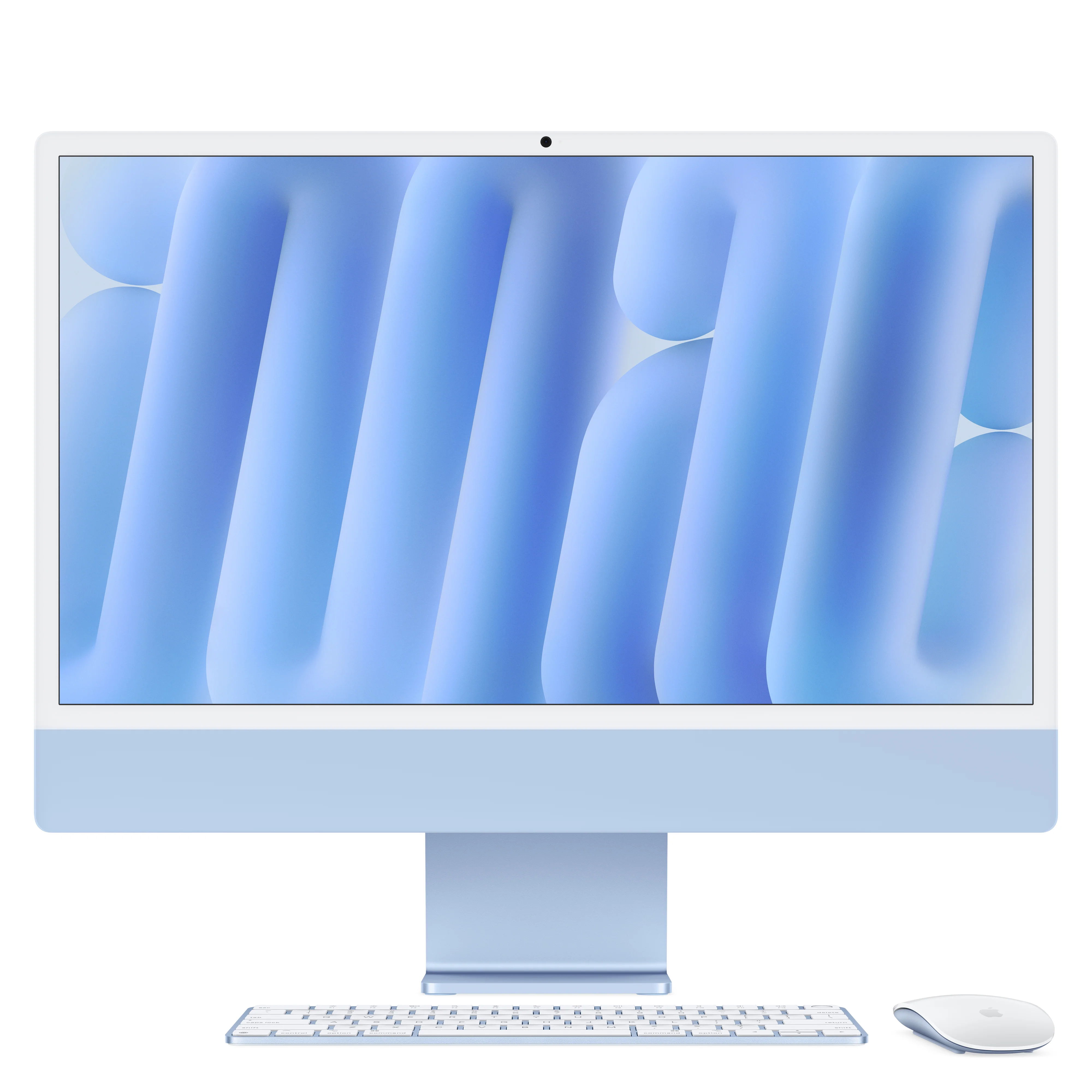 24-inch iMac with Retina 4.5K display: Apple M4 chip with 10-core CPU and 10-core GPU, 256GB SSD - Blue