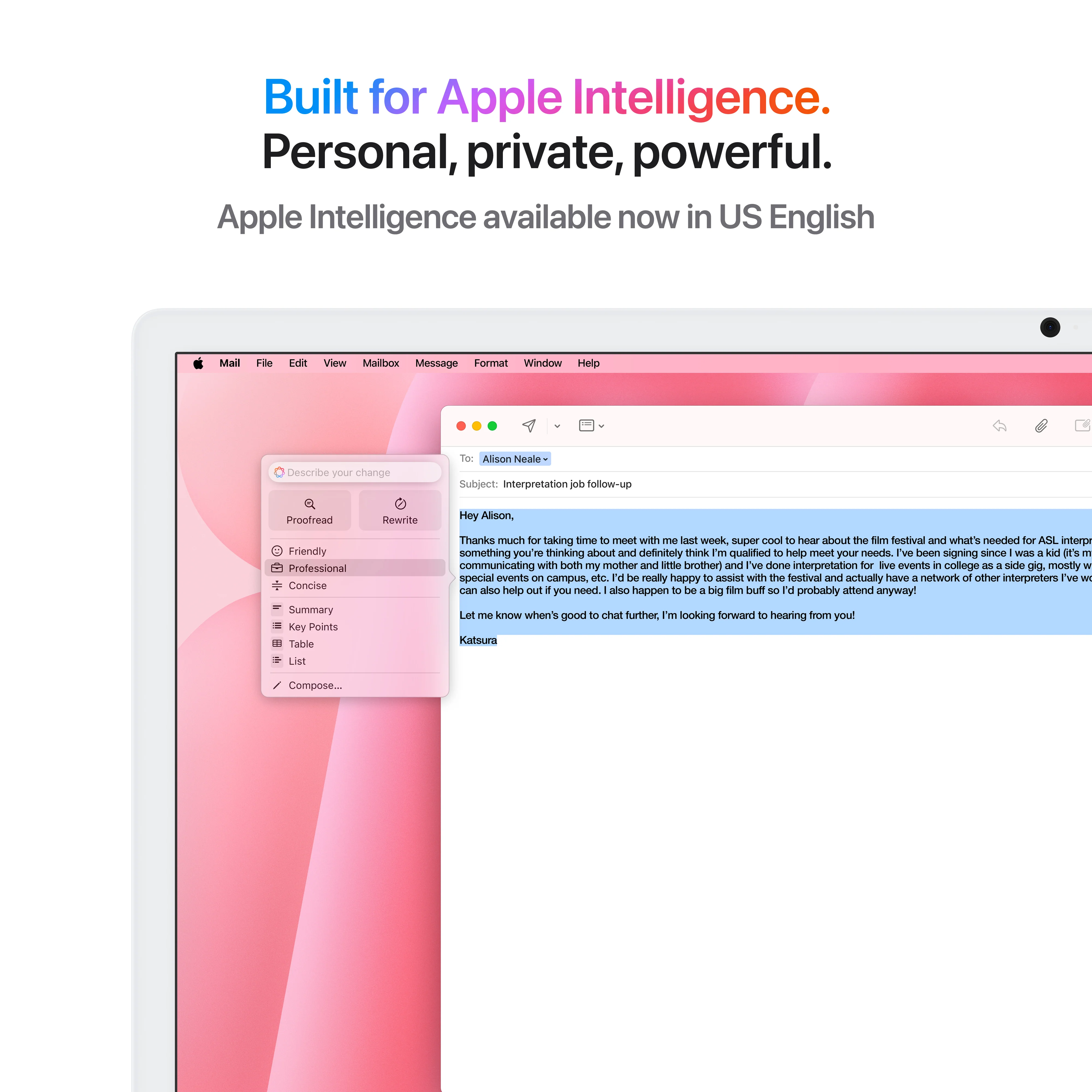 24-inch iMac with Retina 4.5K display: Apple M4 chip with 10-core CPU and 10-core GPU, 512GB SSD - Pink - Image 5