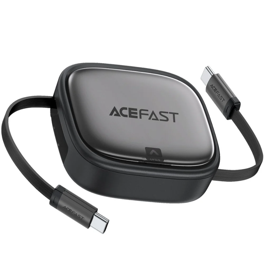 Acefast J3 Multifunctional Travel Set With Retractable Charging Data Cable - Black - Image 5