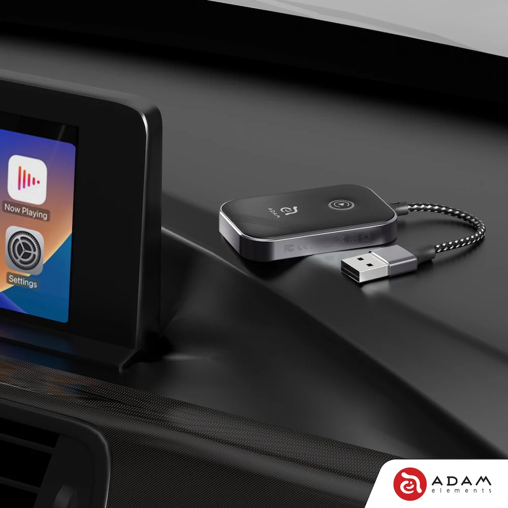 Adam Elements CarGo CarPlay Wireless Adapter - Black - Image 10