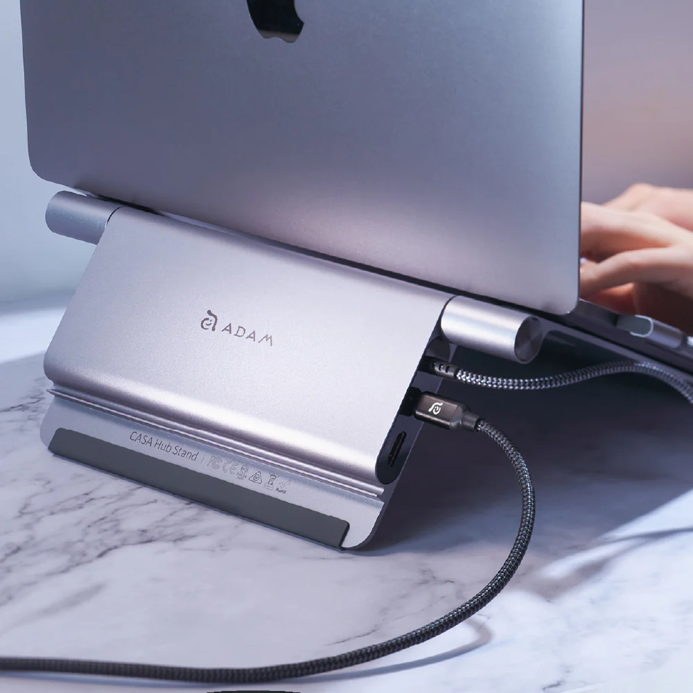 Adam Elements CASA HUB Stand USB-C 5-in-1 Laptop Stand Hub - Image 9