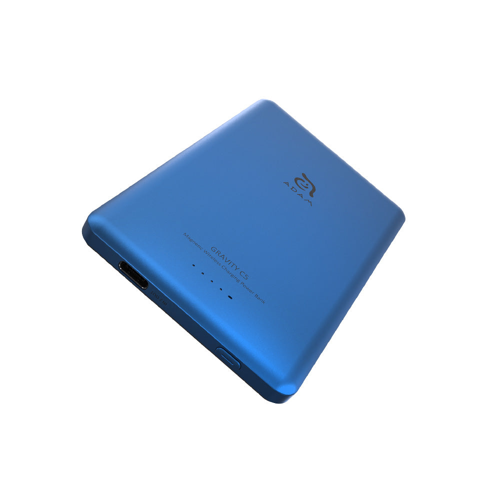 Adam Elements GRAVITY C5 Magnetic Wireless Charging Power Bank - Blue - Image 4