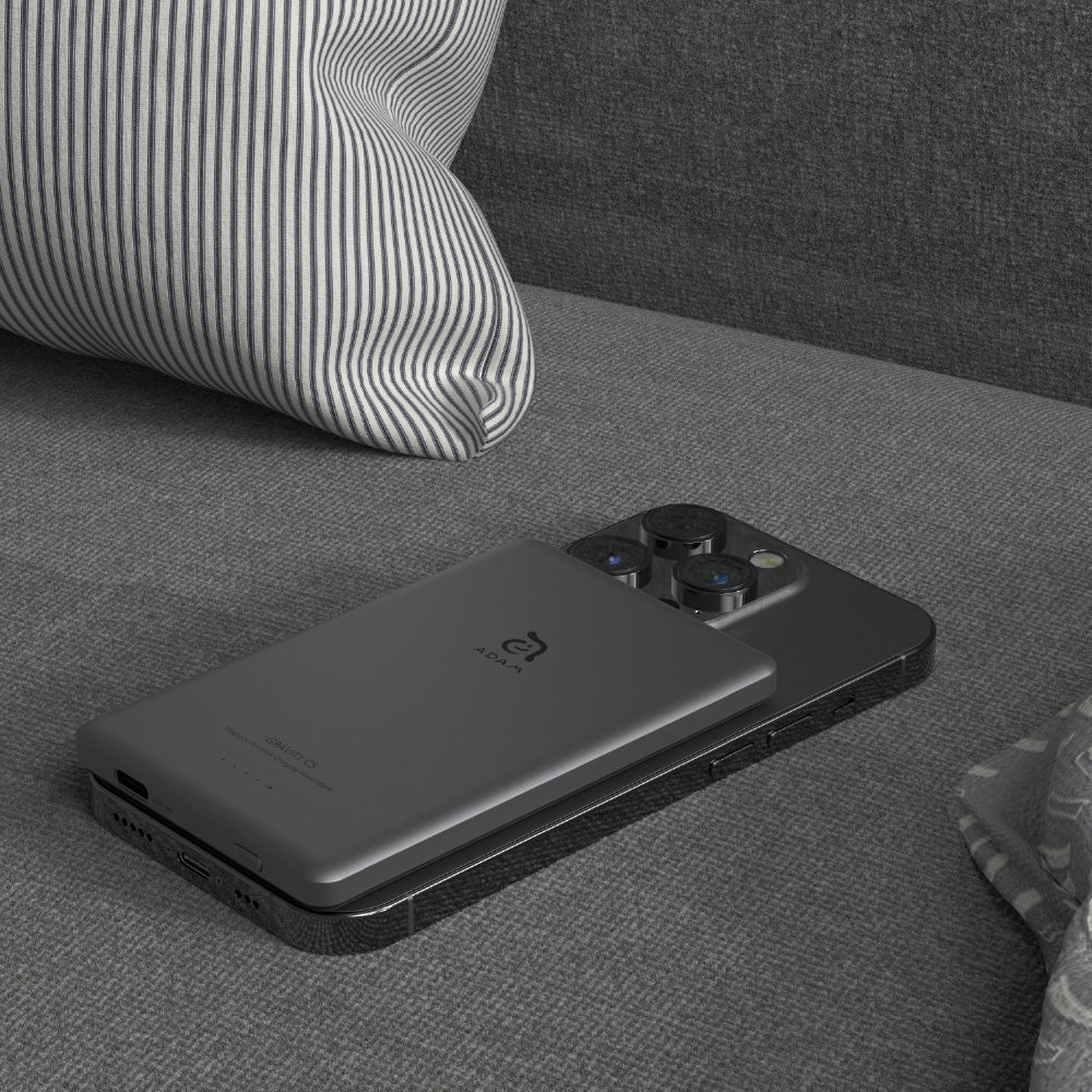 Adam Elements GRAVITY C5 Magnetic Wireless Charging Power Bank - Gray - Image 7