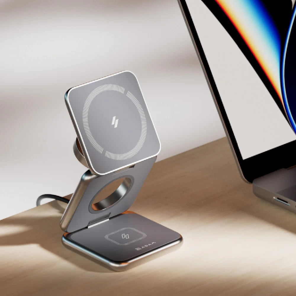 Adam Elements Mag 3 Magnetic 3-in-1 Foldable Travel Charging Station - Image 10