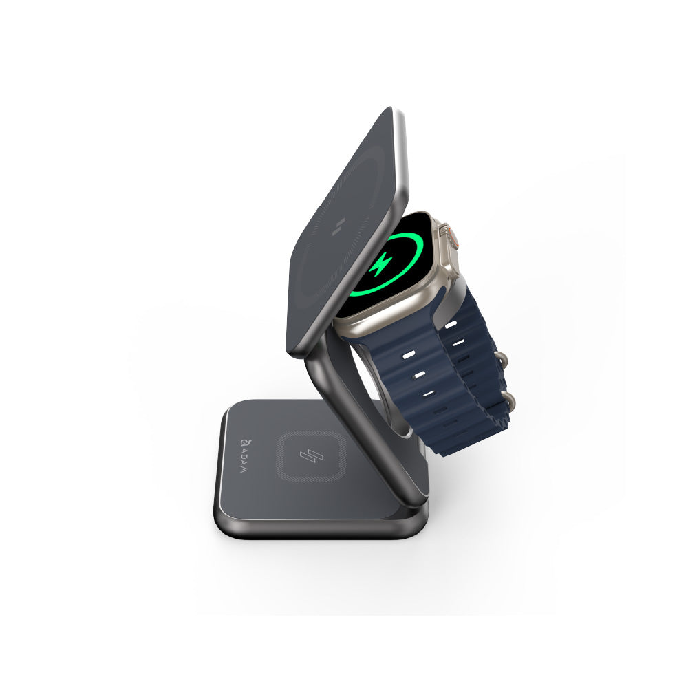 Adam Elements Mag 3 Magnetic 3-in-1 Foldable Travel Charging Station - Image 3
