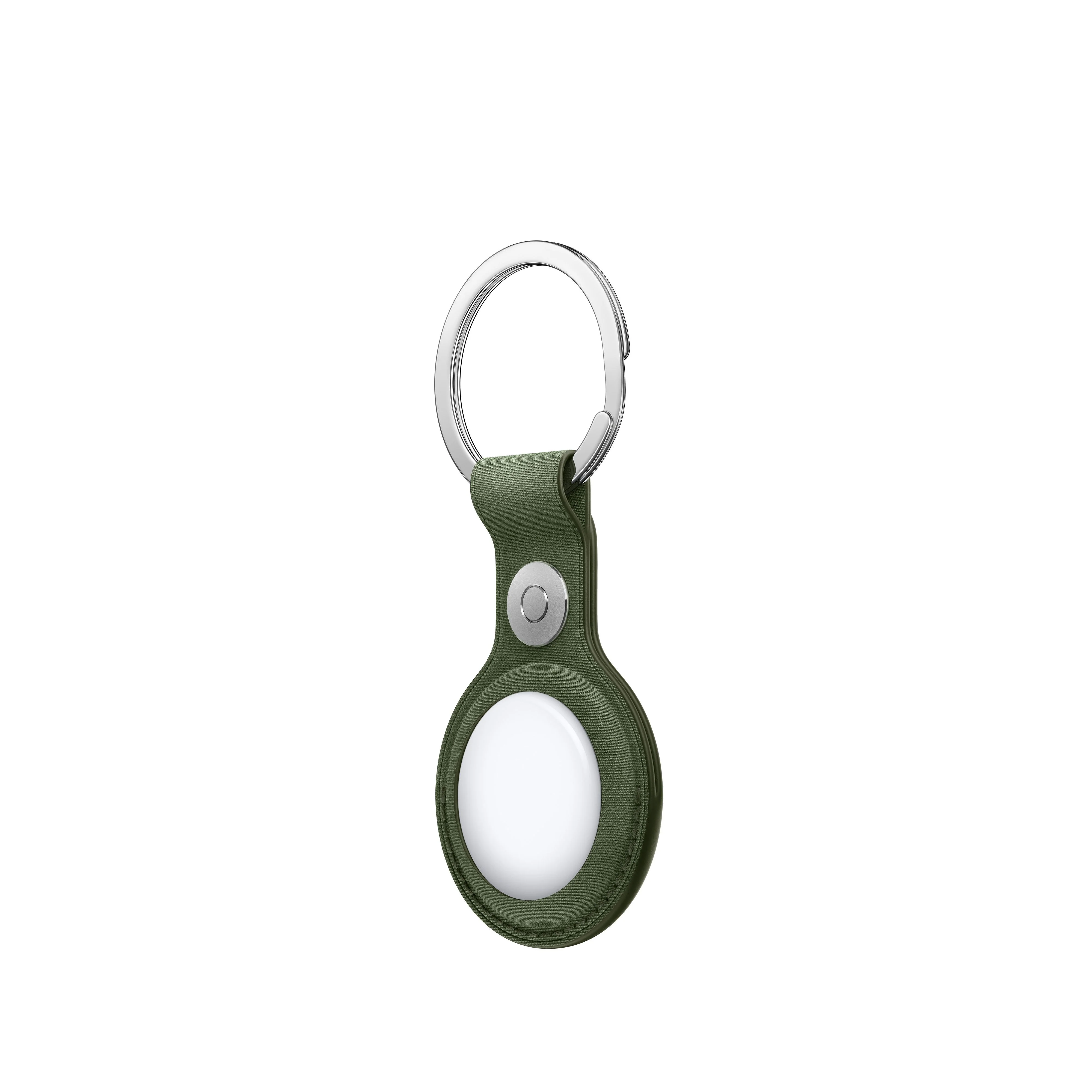 AirTag FineWoven Key Ring - Moss - Image 2