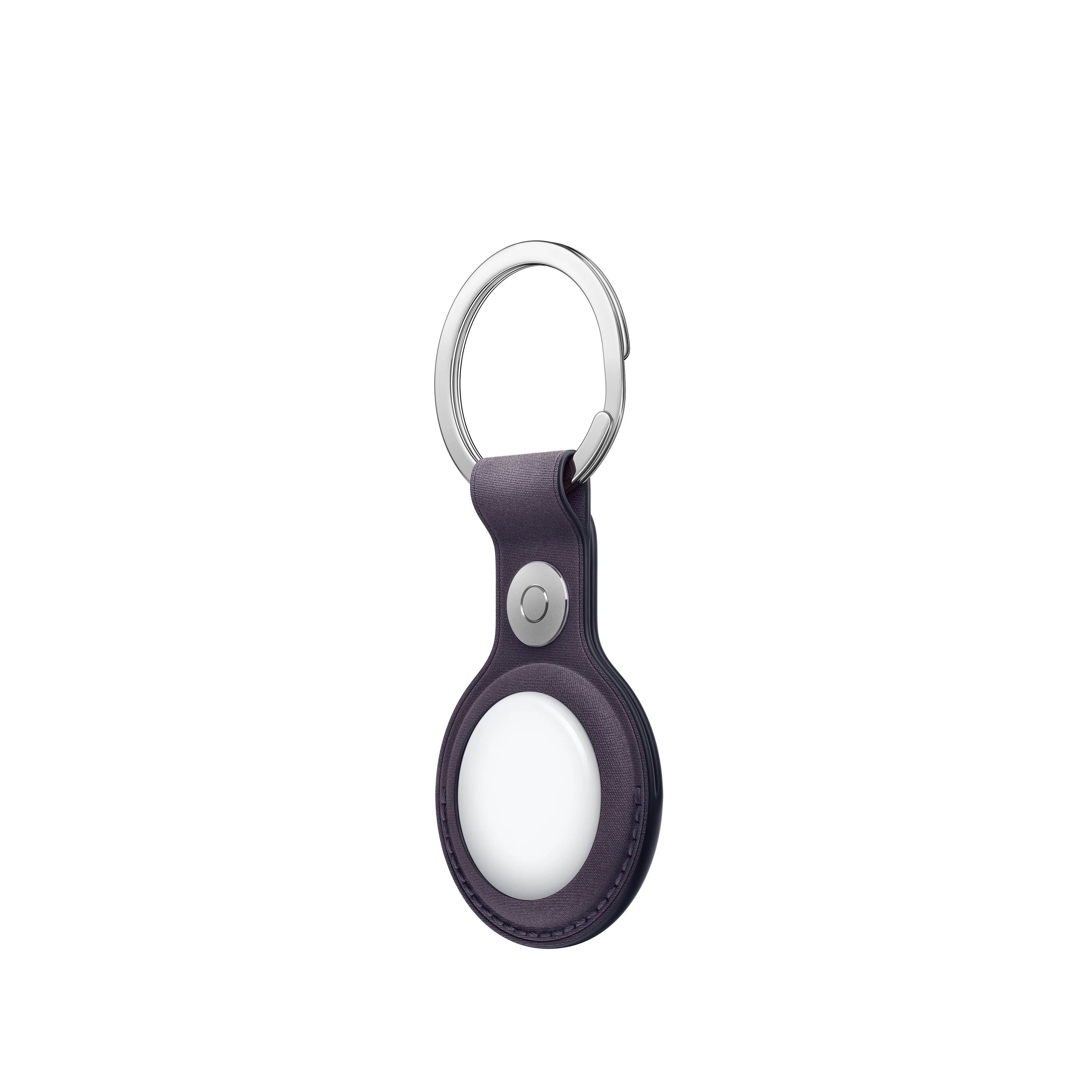 AirTag FineWoven Key Ring - Midnight Purple - Image 2