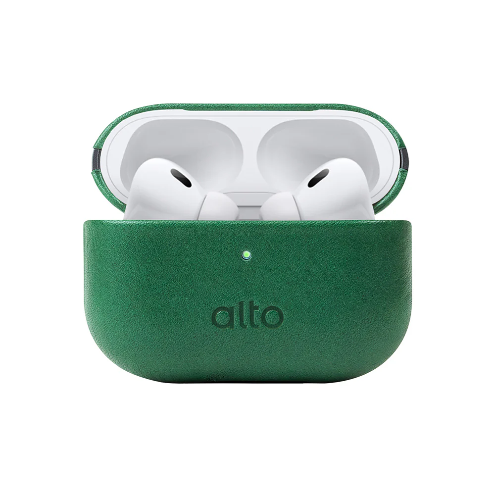 Alto Premium Leather Case AirPods Pro 3 - Forest Green - Image 2