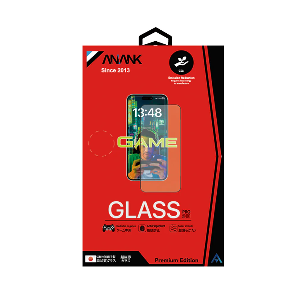ANANK 2.5D Game Edition Anti-Fingerprint Matte Tempered Glass for iPhone 16 Pro