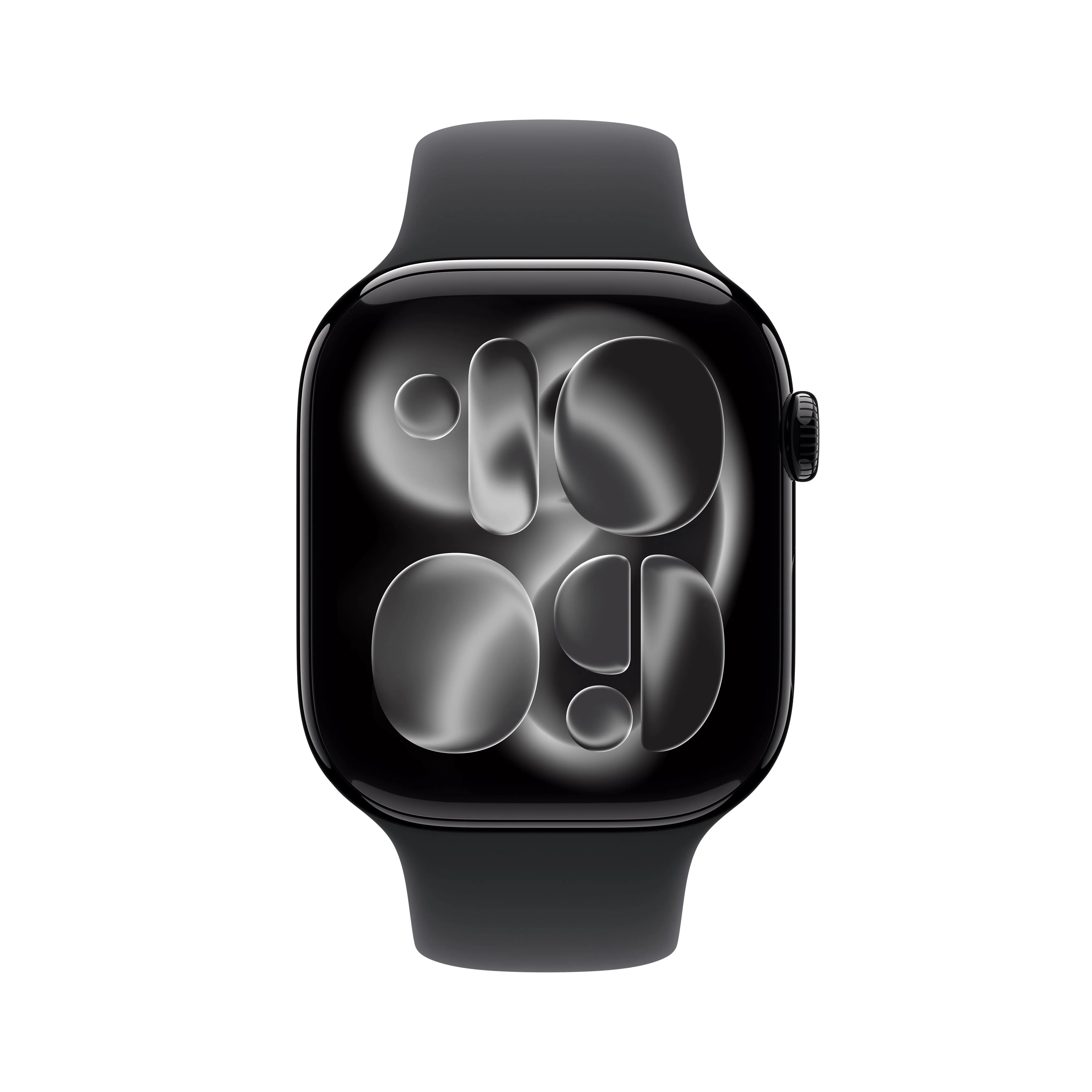 Apple Watch Series 11 GPS 46mm Jet Black Aluminium Case with Black Sport Band - M/L - Image 2