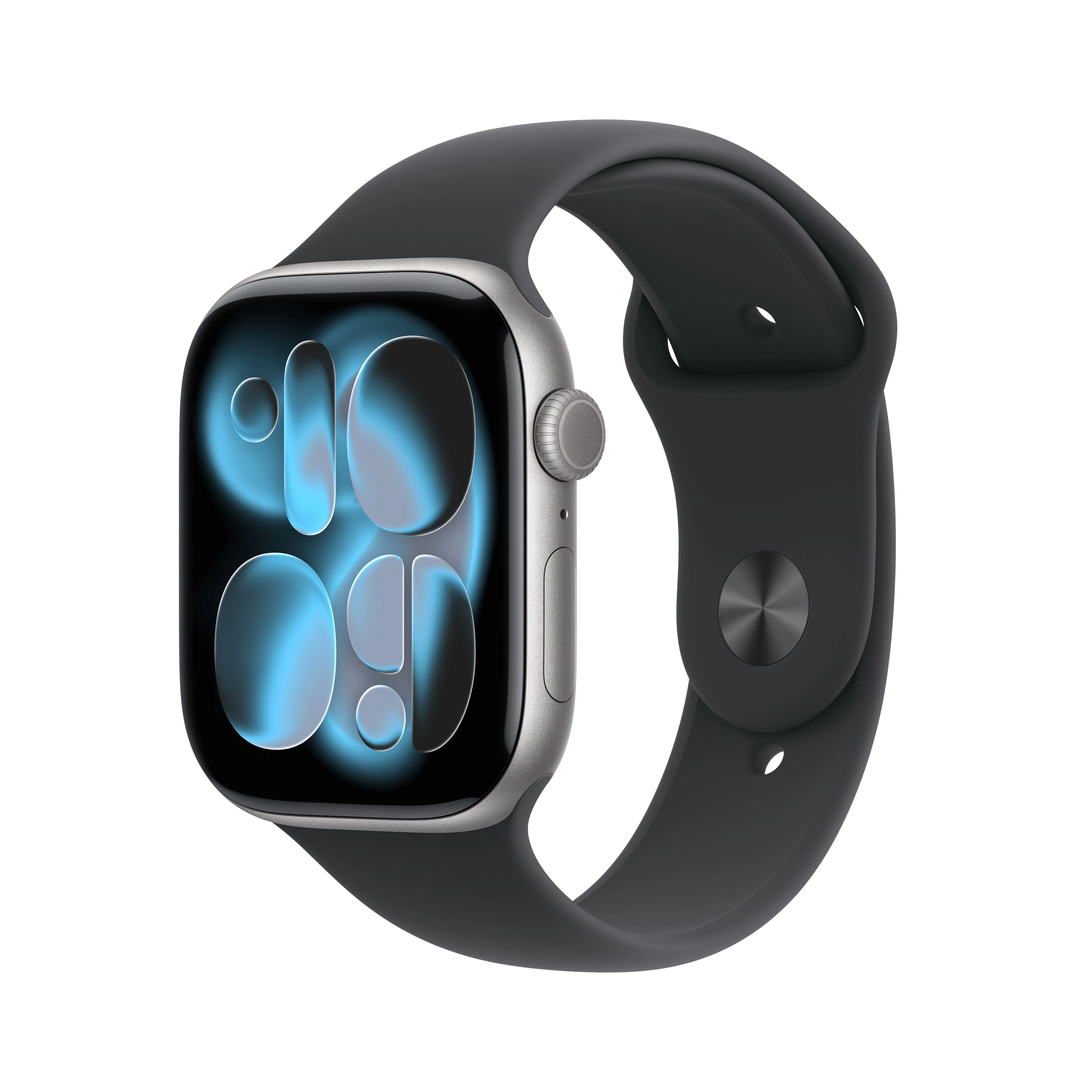 Apple Watch Series 11 GPS 46mm Space Grey Aluminium Case with Black Sport Band - S/M
