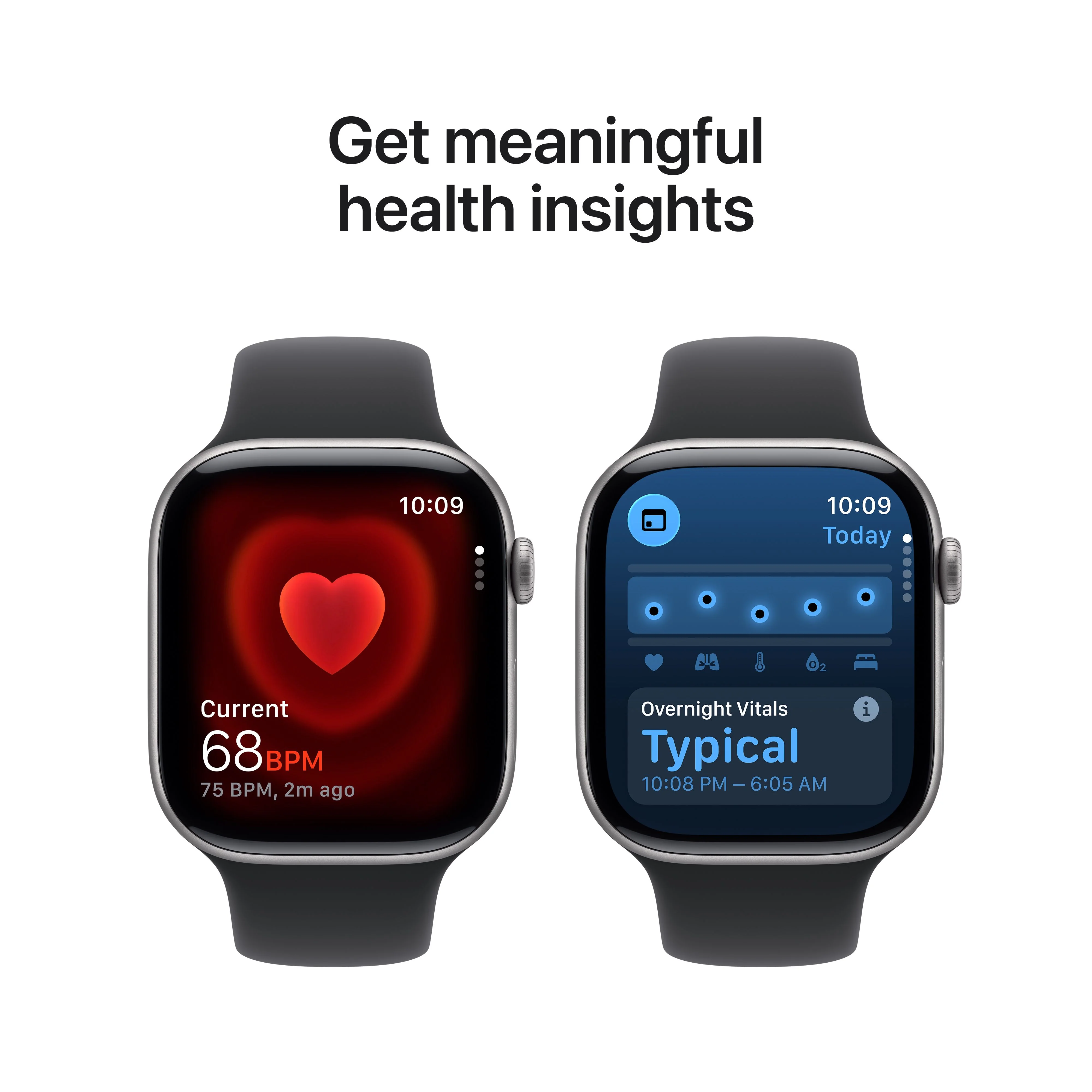 Apple Watch Series 11 GPS 46mm Space Grey Aluminium Case with Black Sport Band - S/M - Image 5