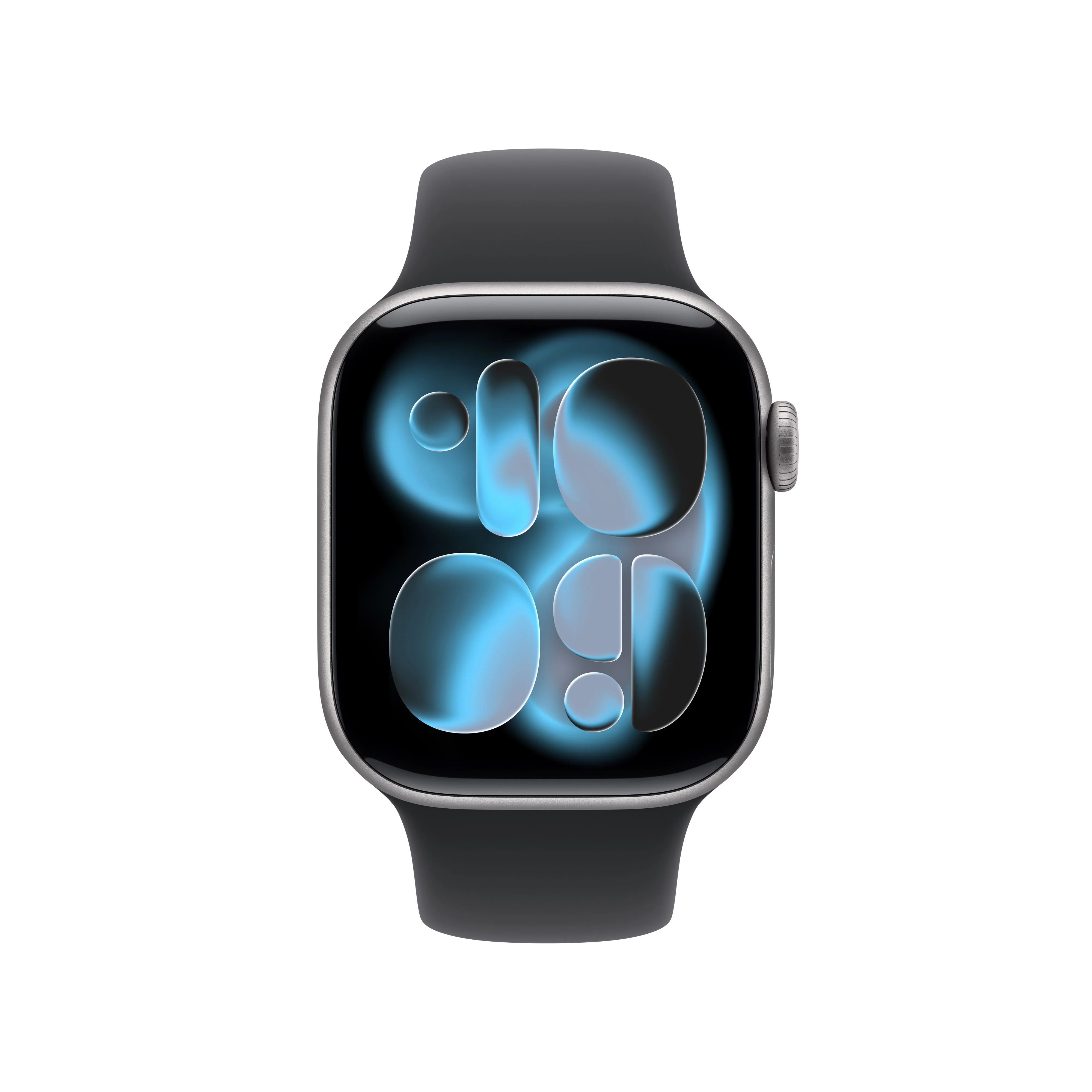 Apple Watch Series 11 GPS + Cellular 42mm Space Grey Aluminium Case with Black Sport Band - M/L - Image 2