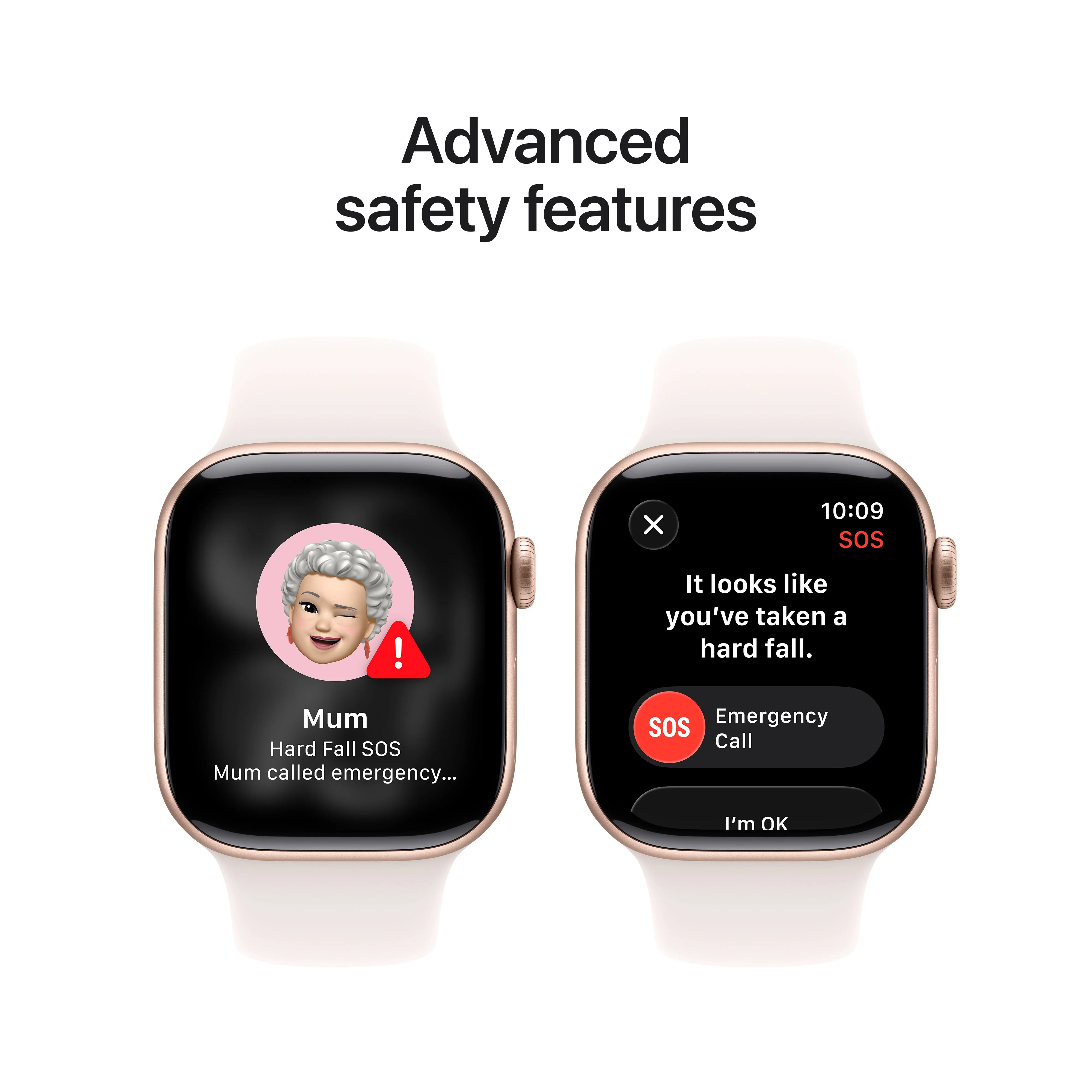 Apple Watch Series 11 GPS + Cellular 42mm Rose Gold Aluminium Case with Light Blush Sport Band - S/M - Image 6