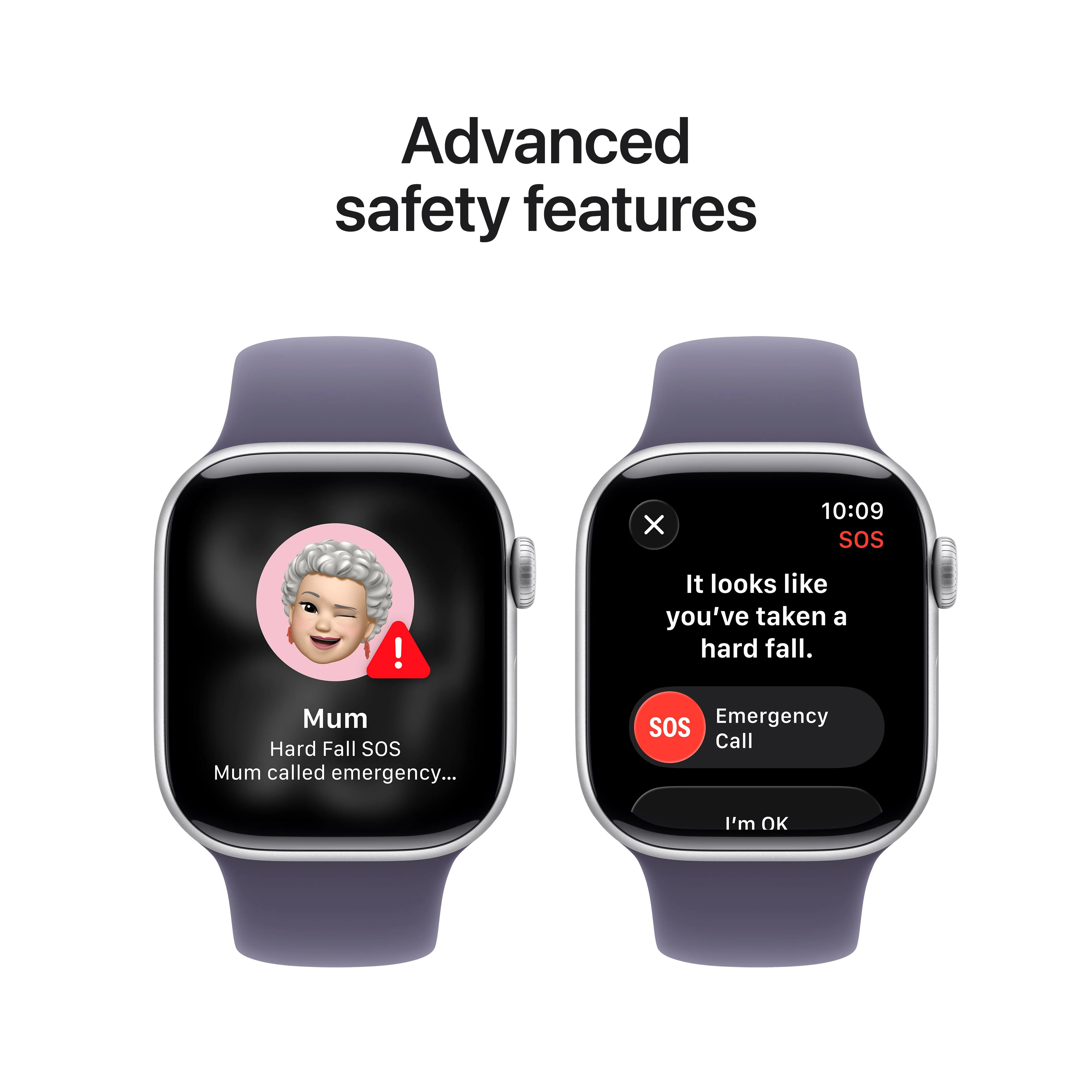 Apple Watch Series 11 GPS + Cellular 42mm Silver Aluminium Case with Purple Fog Sport Band - M/L - Image 6