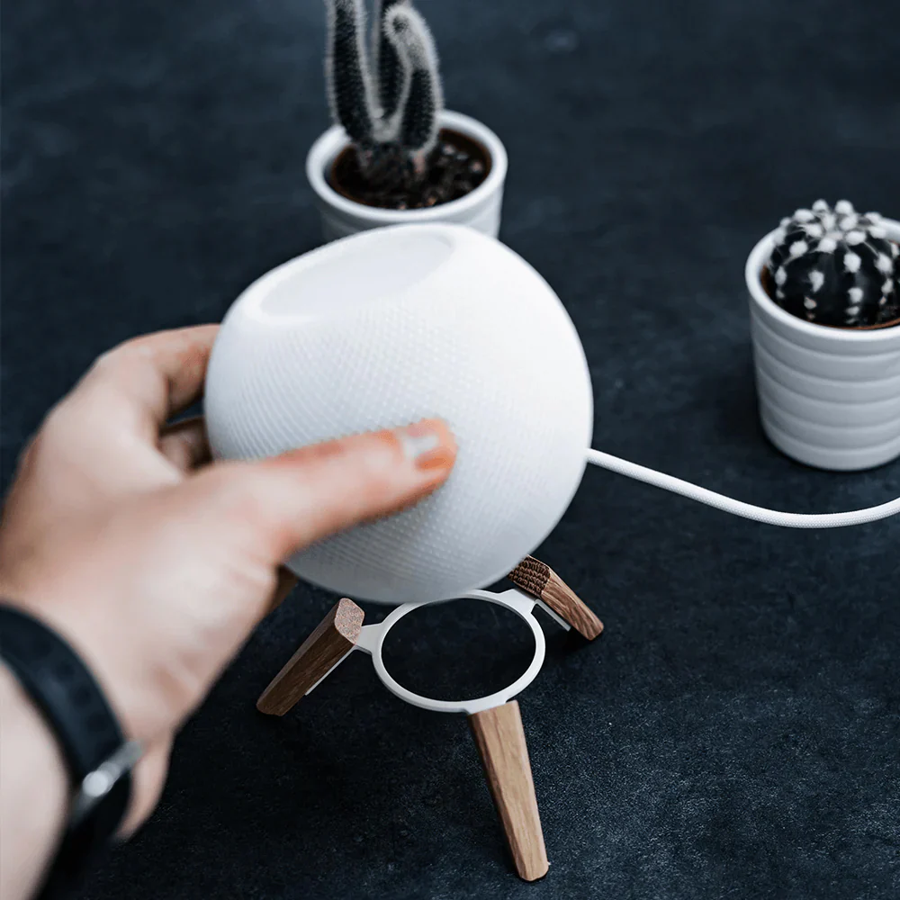 balolo HomePod Mini TriPod - White Oak - Image 4