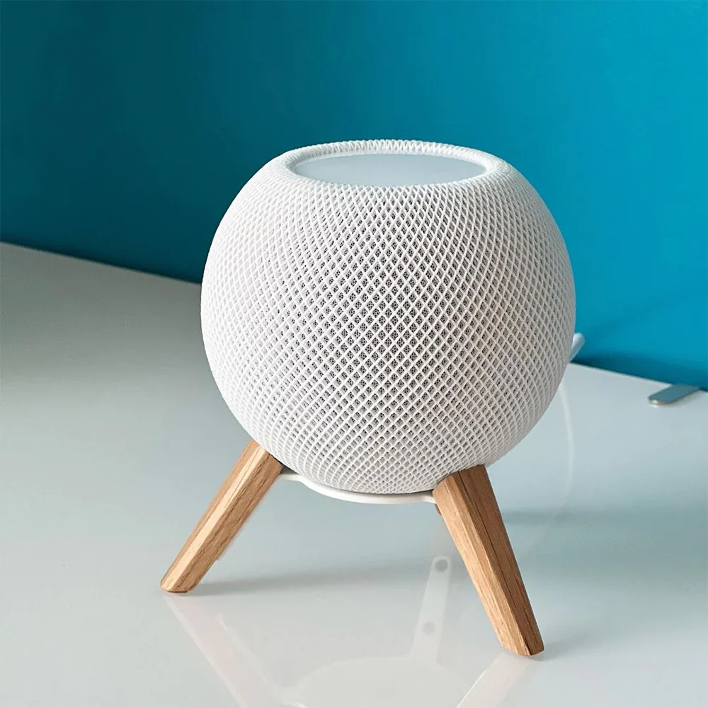 balolo HomePod Mini TriPod - White Oak - Image 5