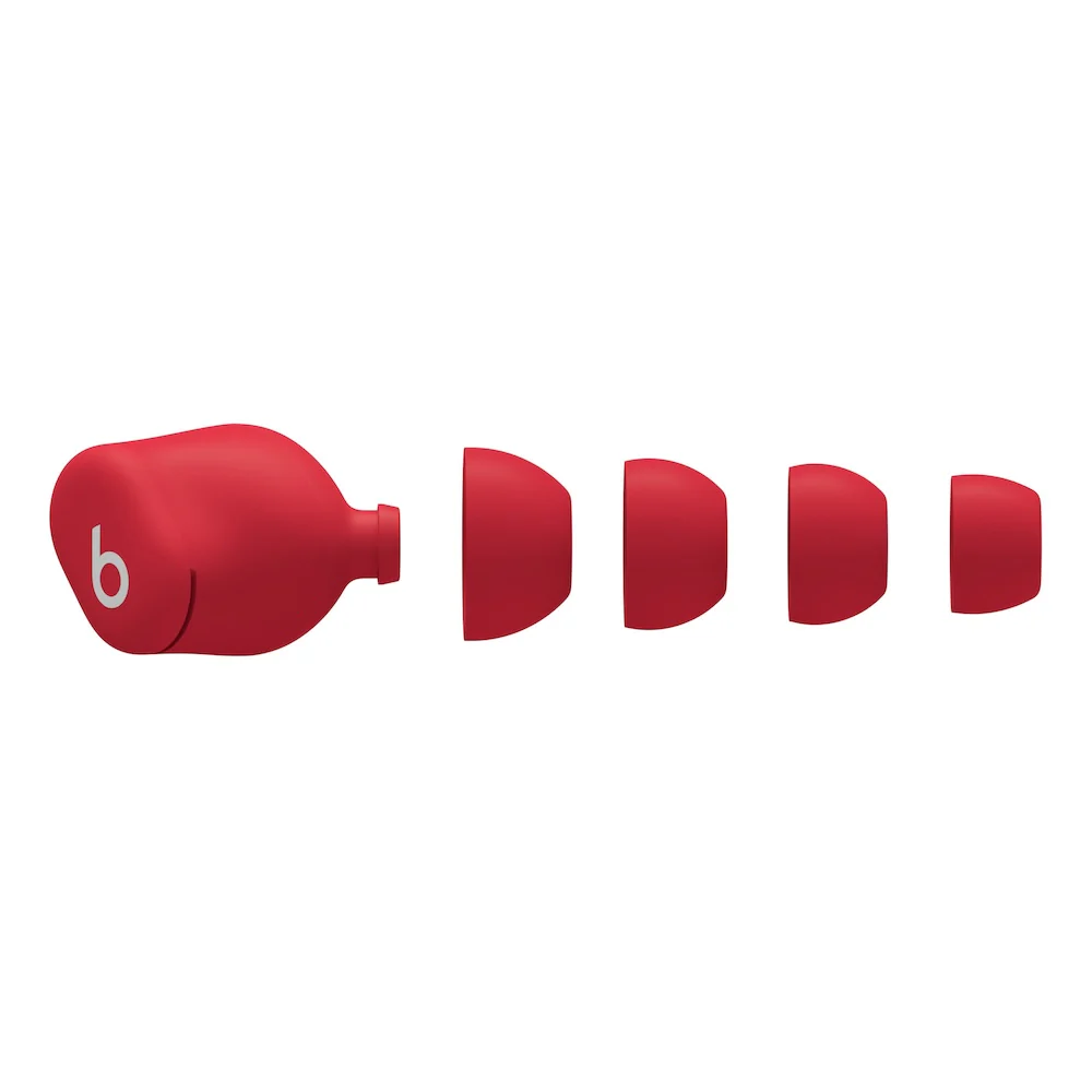 Beats Solo Buds True Wireless Earbuds - Transparent Red - Image 7