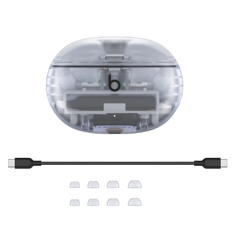 Beats Studio Buds + True Wireless Noise Cancelling Earbuds - Transparent - Image 6