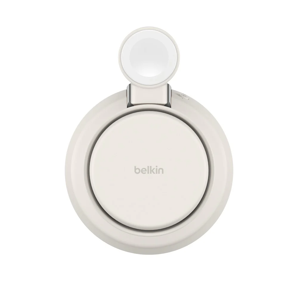 Belkin UltraCharge Pro 3-in-1 Magnetic Charging Dock with Qi2 25W - Sand - Image 5
