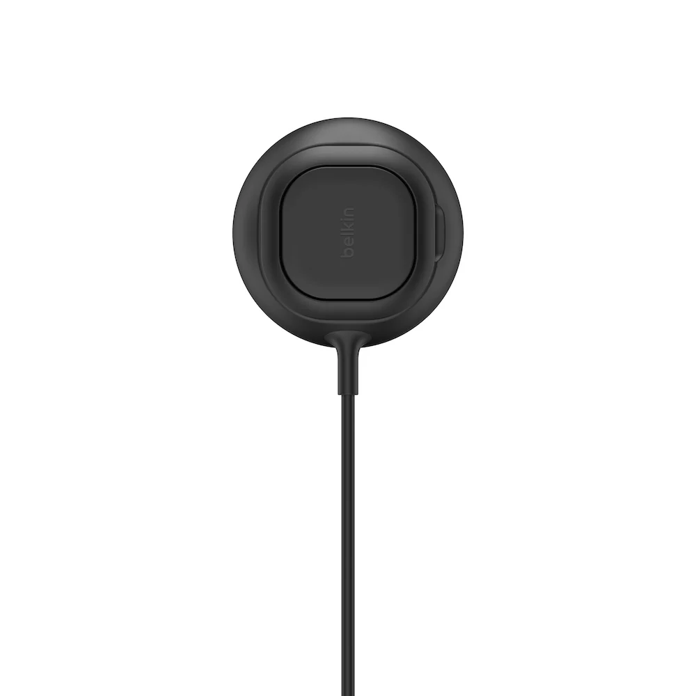 Belkin UltraCharge Magnetic Charger with Qi2 25W Square Puck Black - Image 2