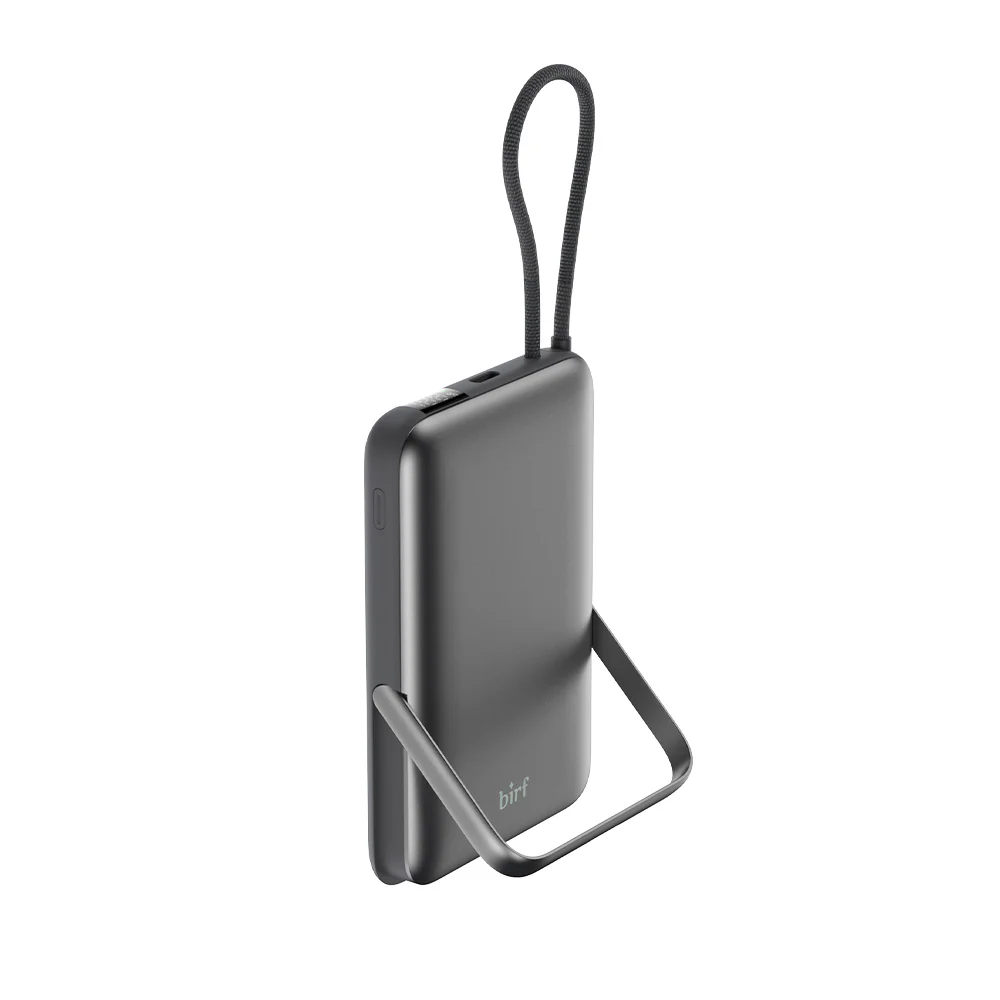 Birf 10,000mAh Magnetic PowerBank with Stand and Built-In Cable - Image 6
