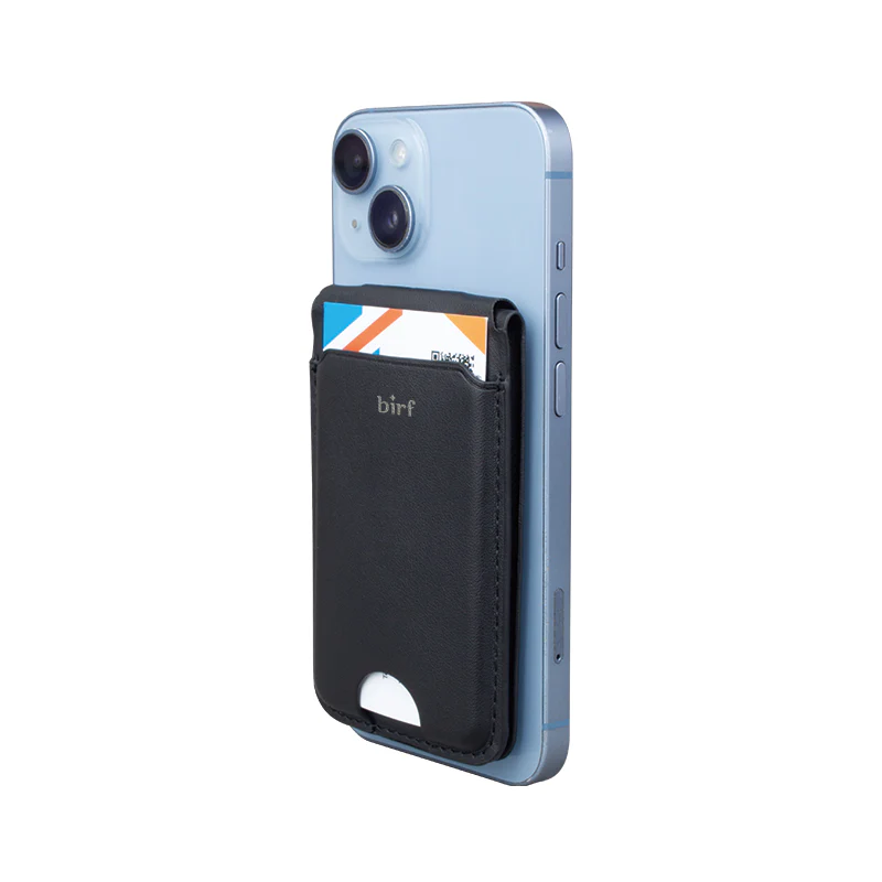 Birf 4-in-1 Vegan Leather Magnetic Charger & Wallet - Graphite - Image 4