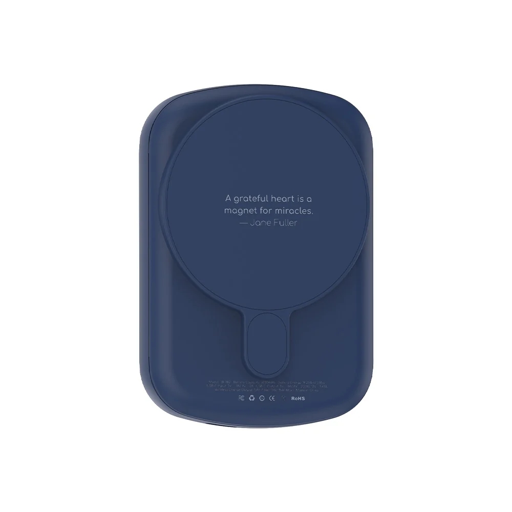 Birf 5000mAh Compact Ergonomic Magnetic PowerBank - Indigo - Image 2
