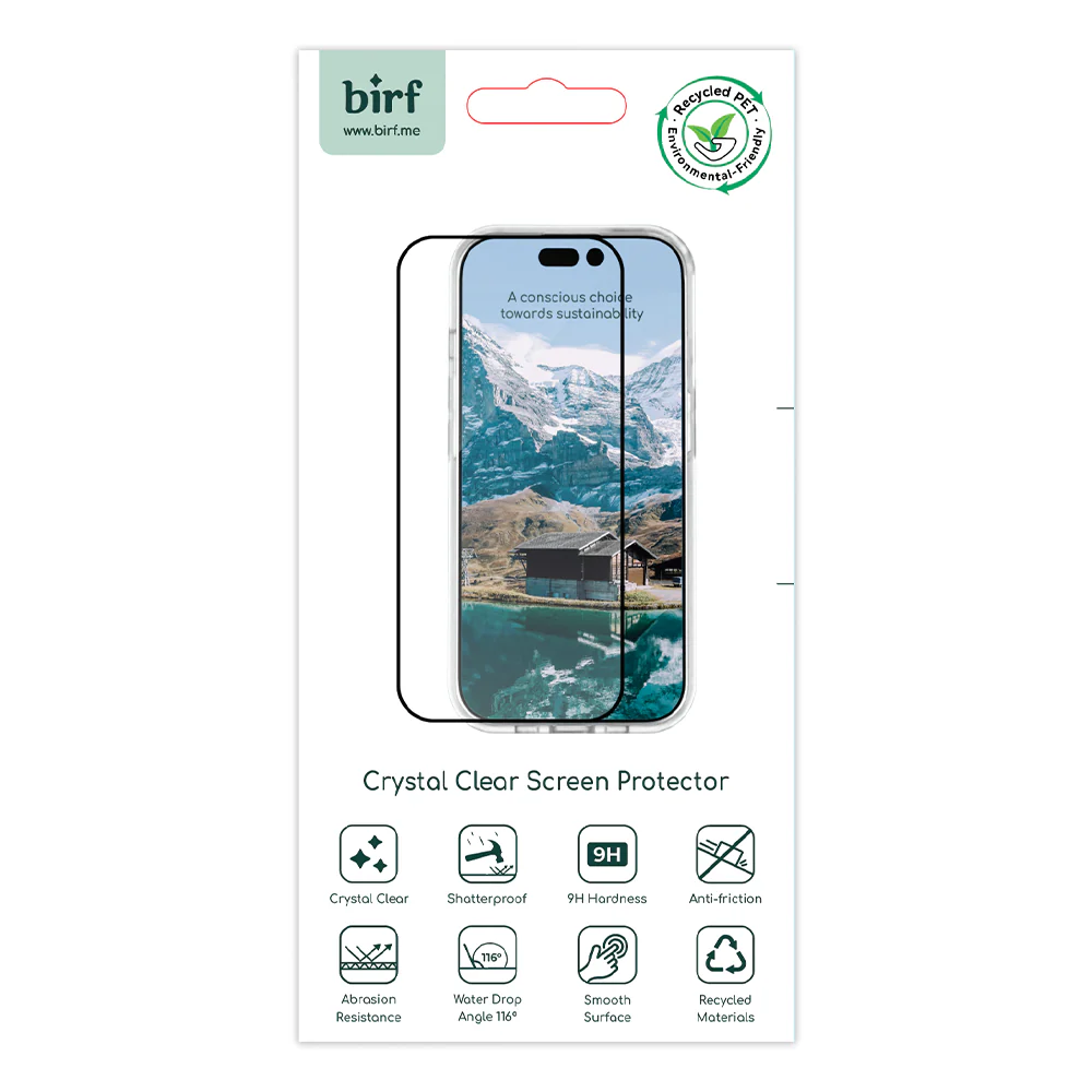 Birf Crystal Clear Screen Protector for iPhone 17 Pro