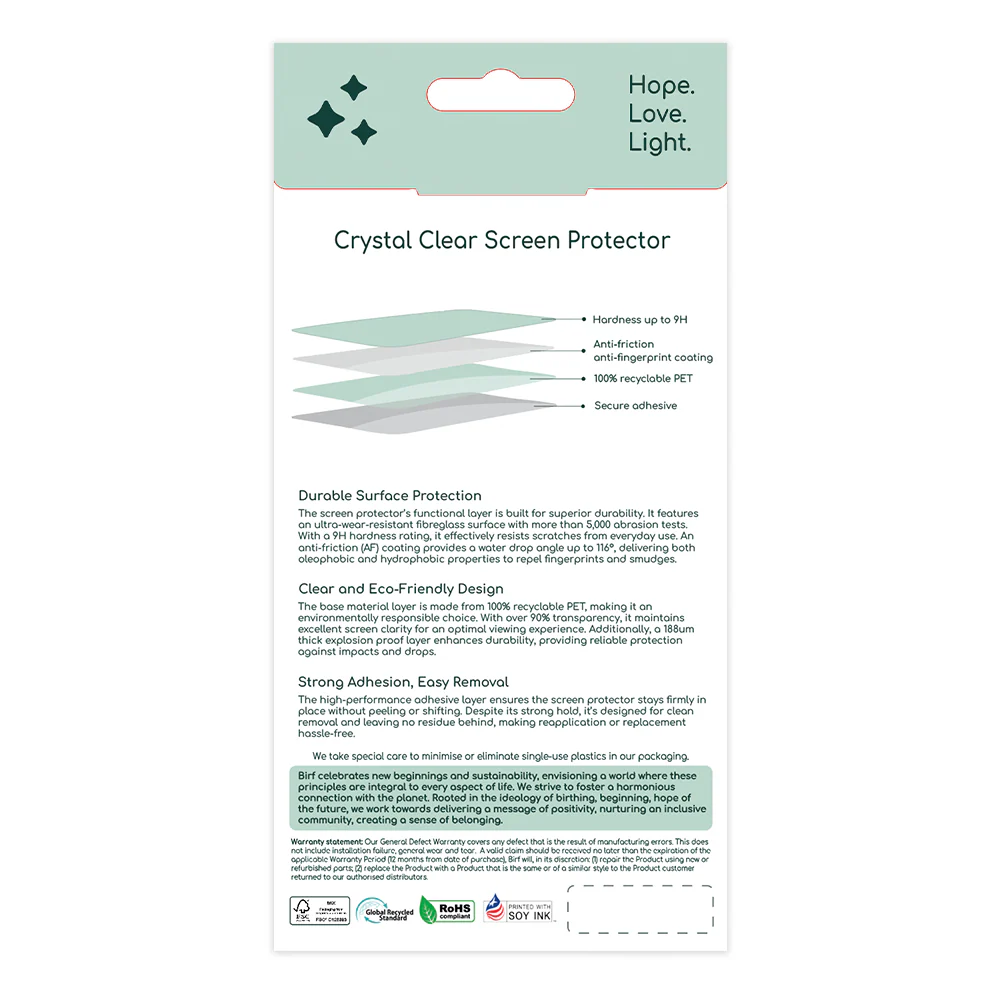 Birf Crystal Clear Screen Protector for iPhone 17 Pro - Image 2