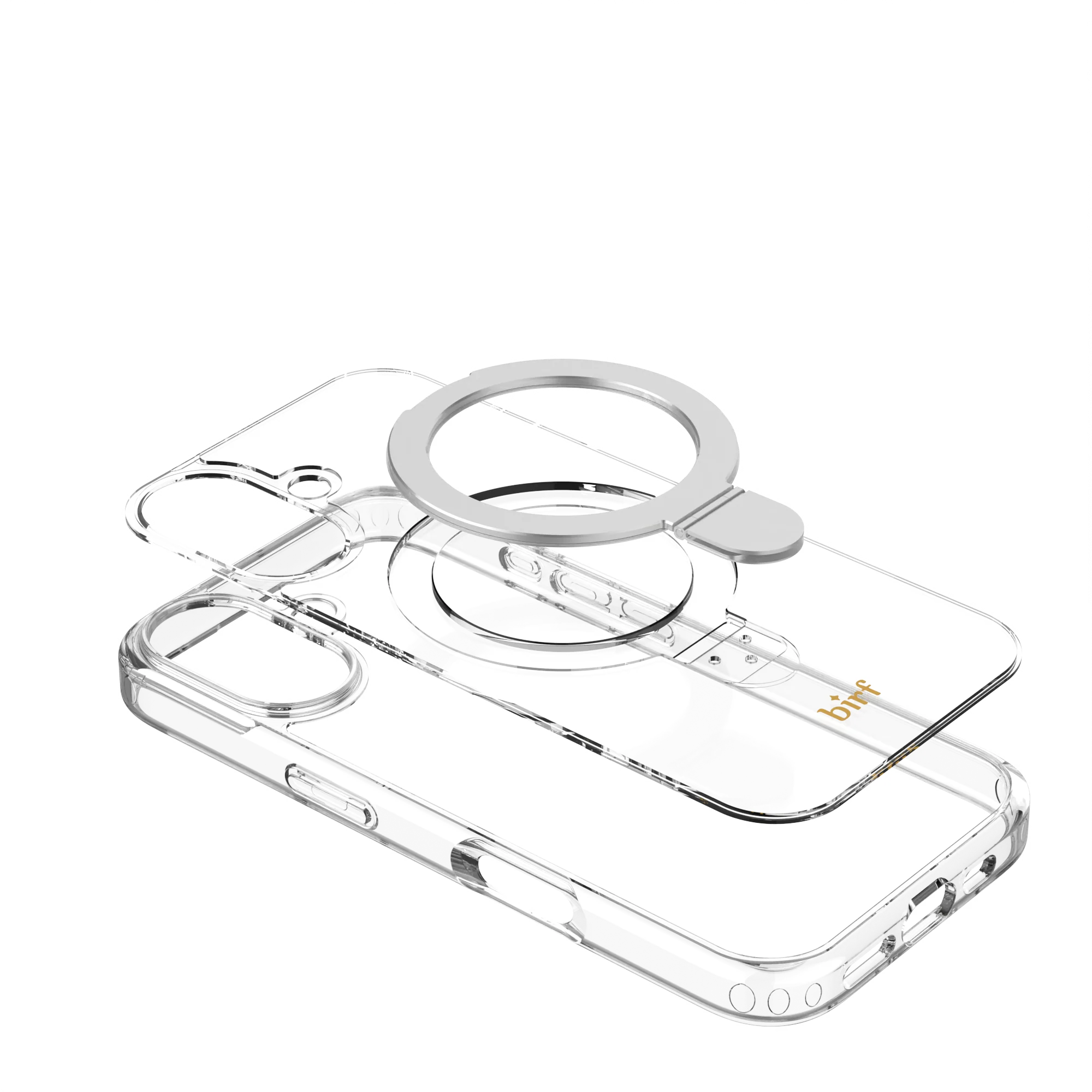 Birf iPhone 16 Magsafe EcoGuard Self Standing Clear Case - Image 8