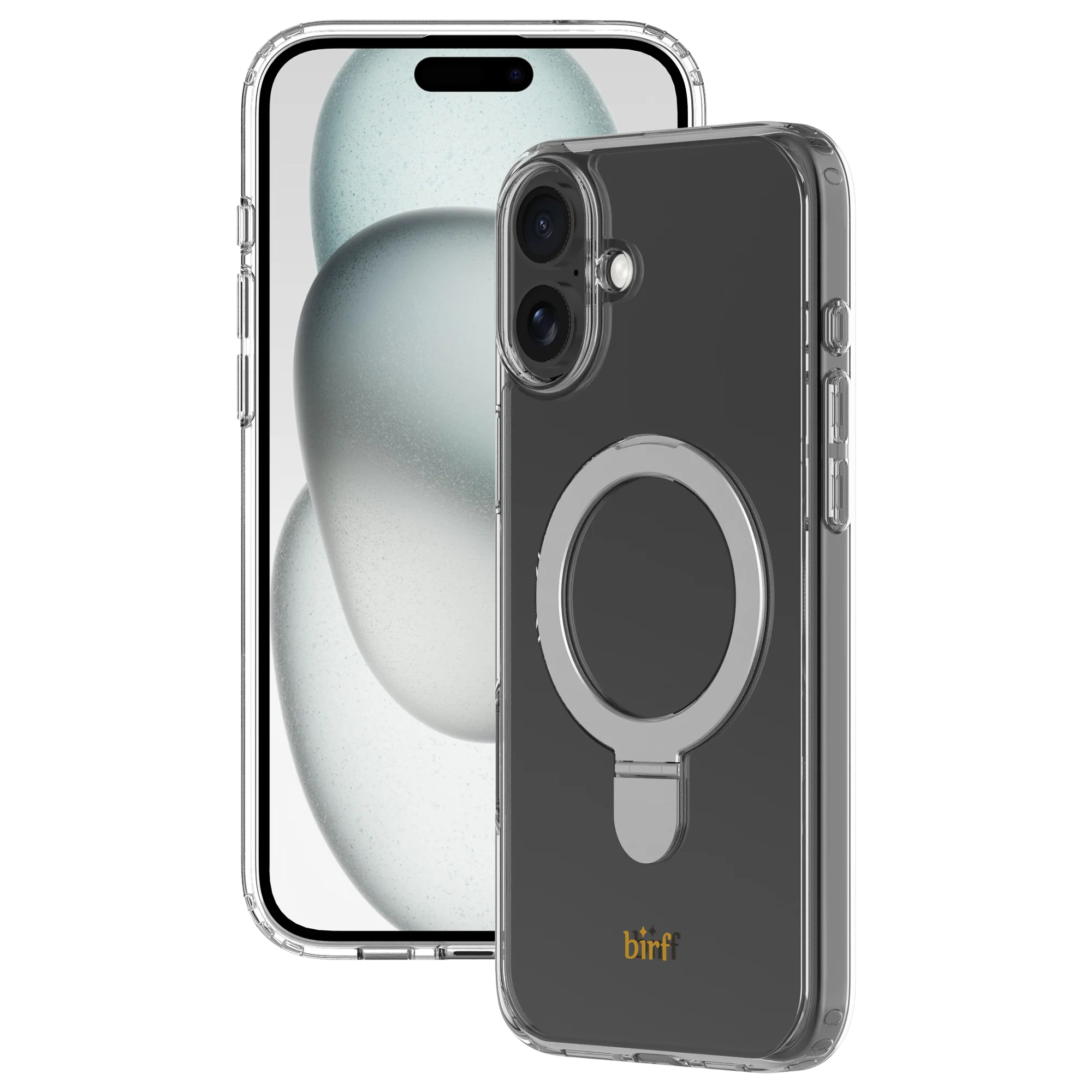 Birf iPhone 16 Plus Magsafe EcoGuard Self Standing Clear Case - Image 6