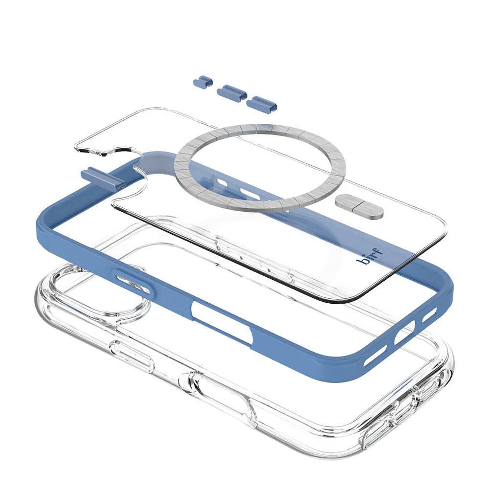 Birf iPhone 16 Plus GreenGuard Airbag Sky Blue Case - Image 6