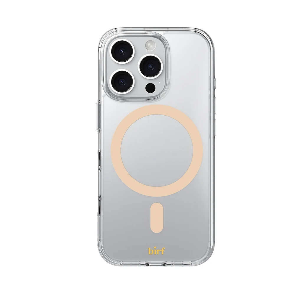 Birf iPhone 16 Pro Magsafe Anti-Fingerprint Matte Gold Case - Image 3