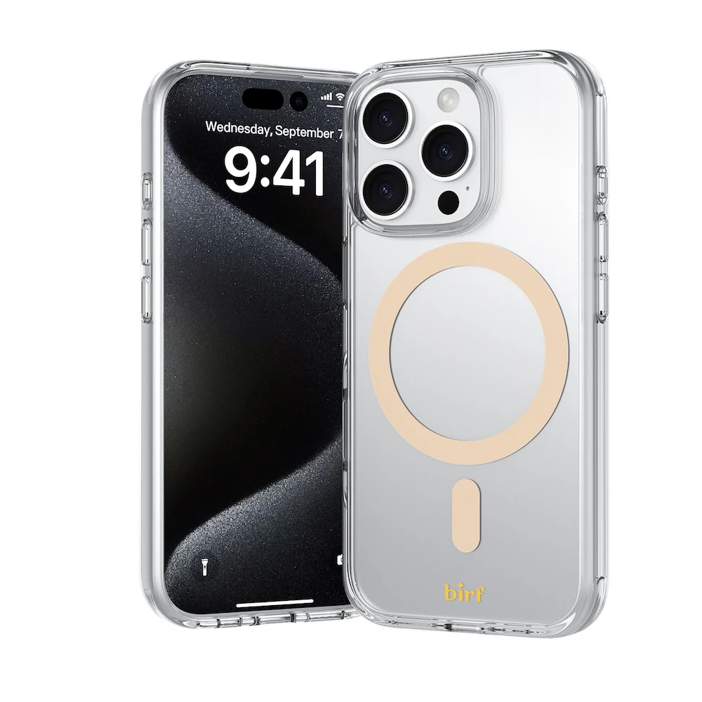 Birf iPhone 16 Pro Magsafe Anti-Fingerprint Matte Gold Case - Image 5