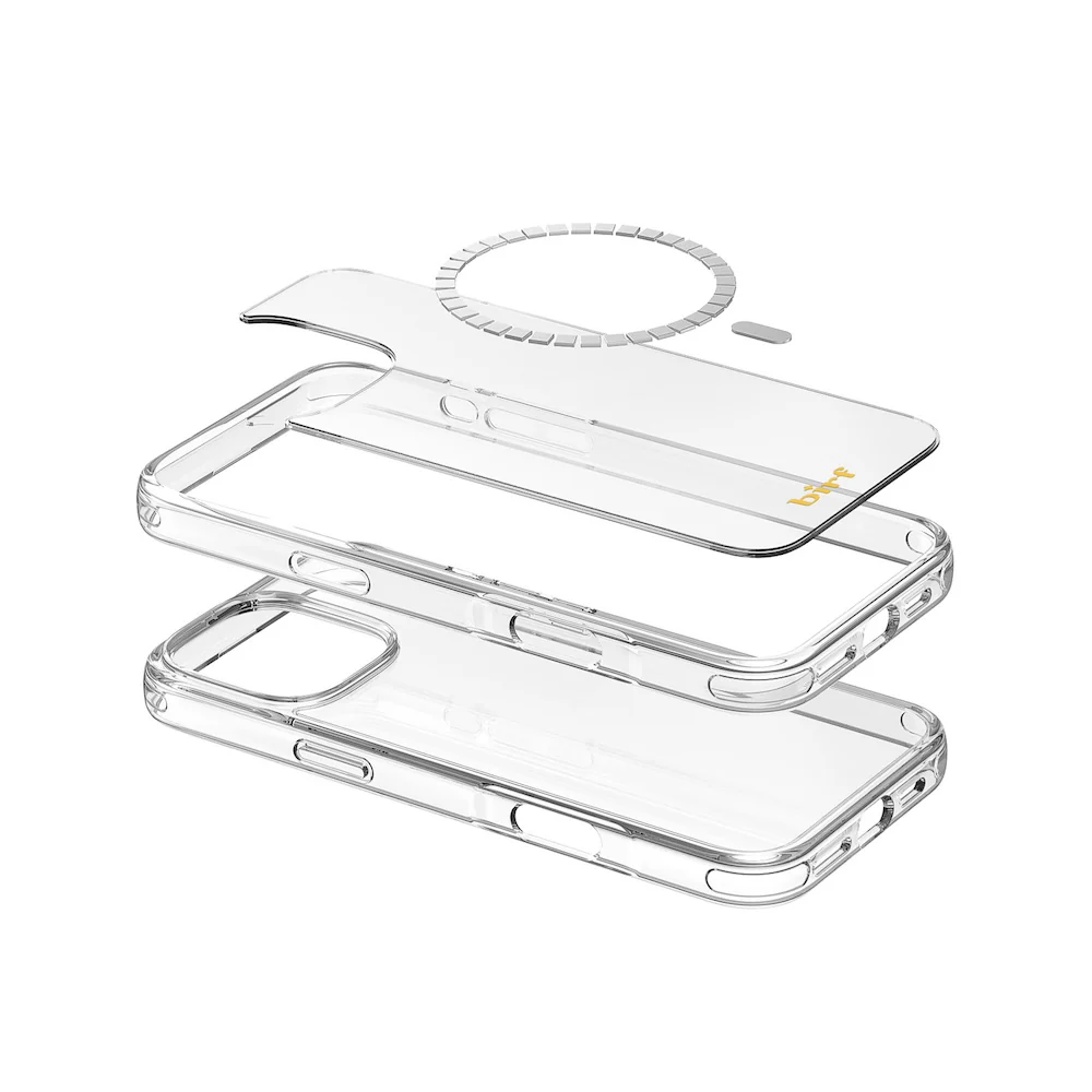 Birf iPhone 16 Pro Magsafe Anti-Fingerprint Matte Gold Case - Image 6