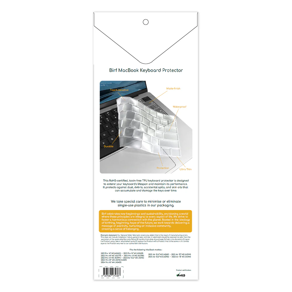 Birf MacBook Keyboard Protector - Image 2