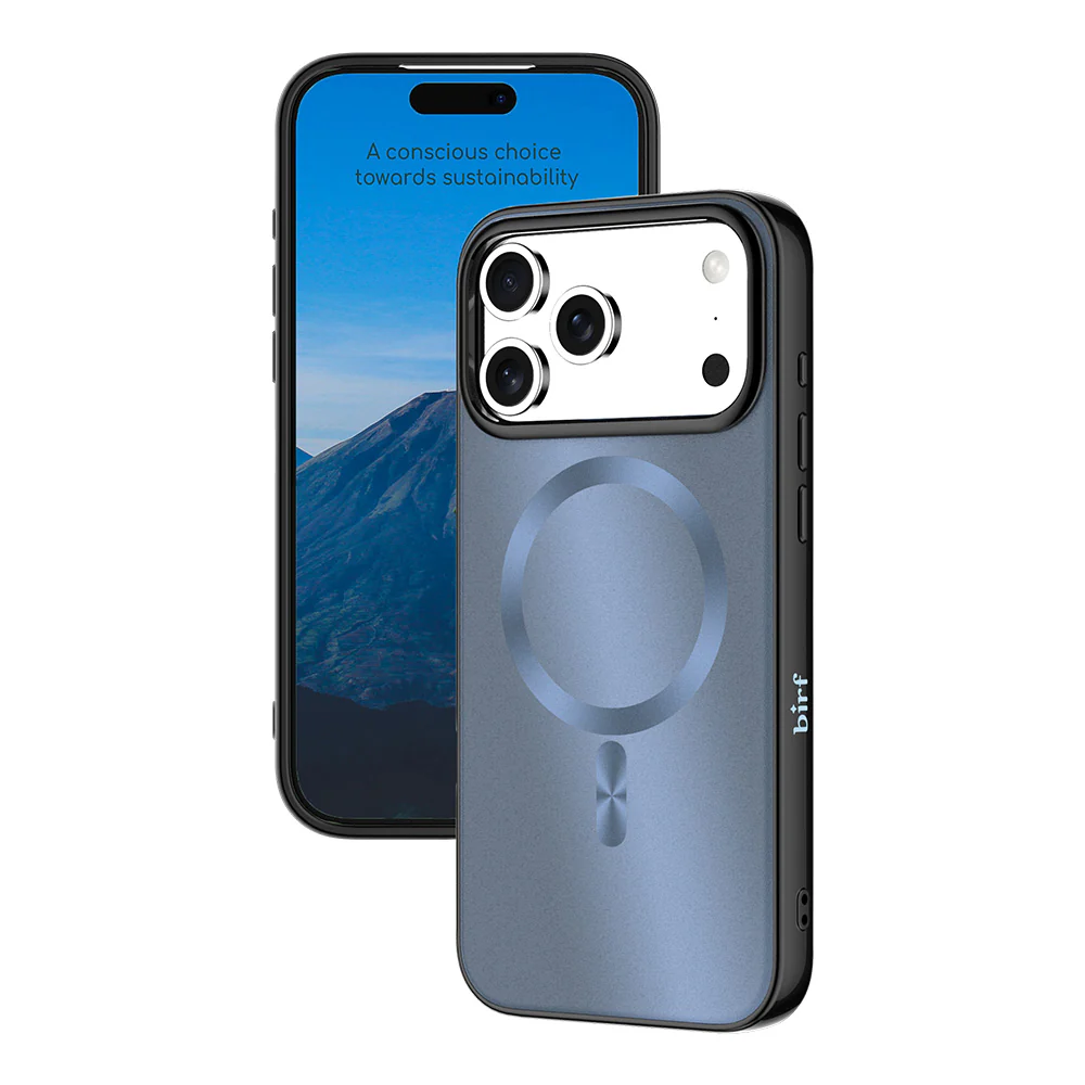 Birf Magsafe GreenGuard Lumi Case iPhone 17 Pro Max Blue Gold - Image 3