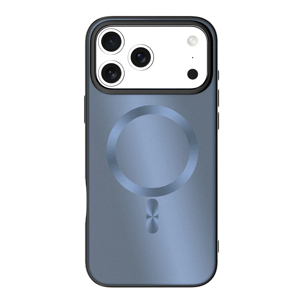 Birf Magsafe GreenGuard Lumi Case iPhone 17 Pro Max Blue Gold - Image 4