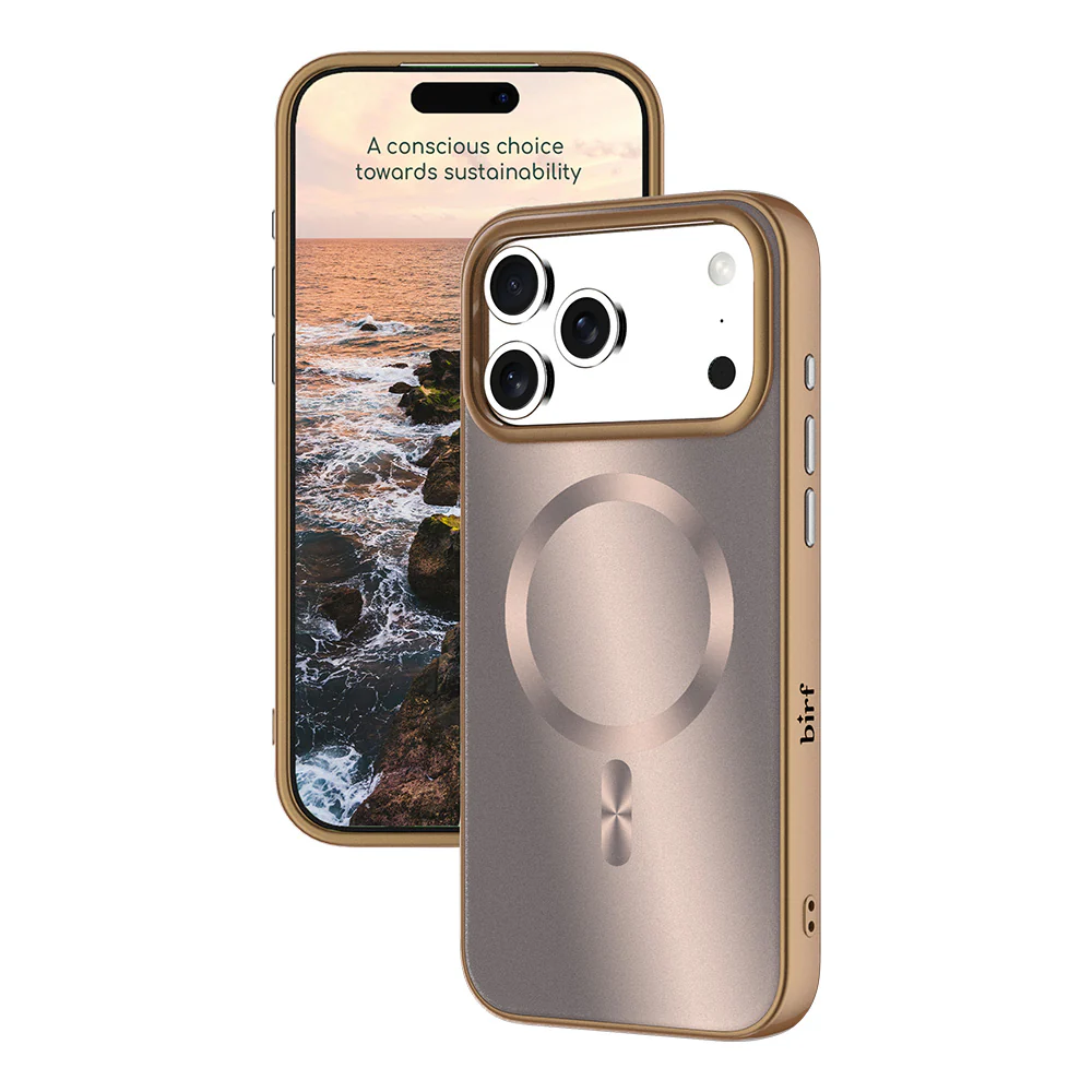 Birf Magsafe GreenGuard Lumi Case iPhone 17 Pro Max Rose Gold - Image 3